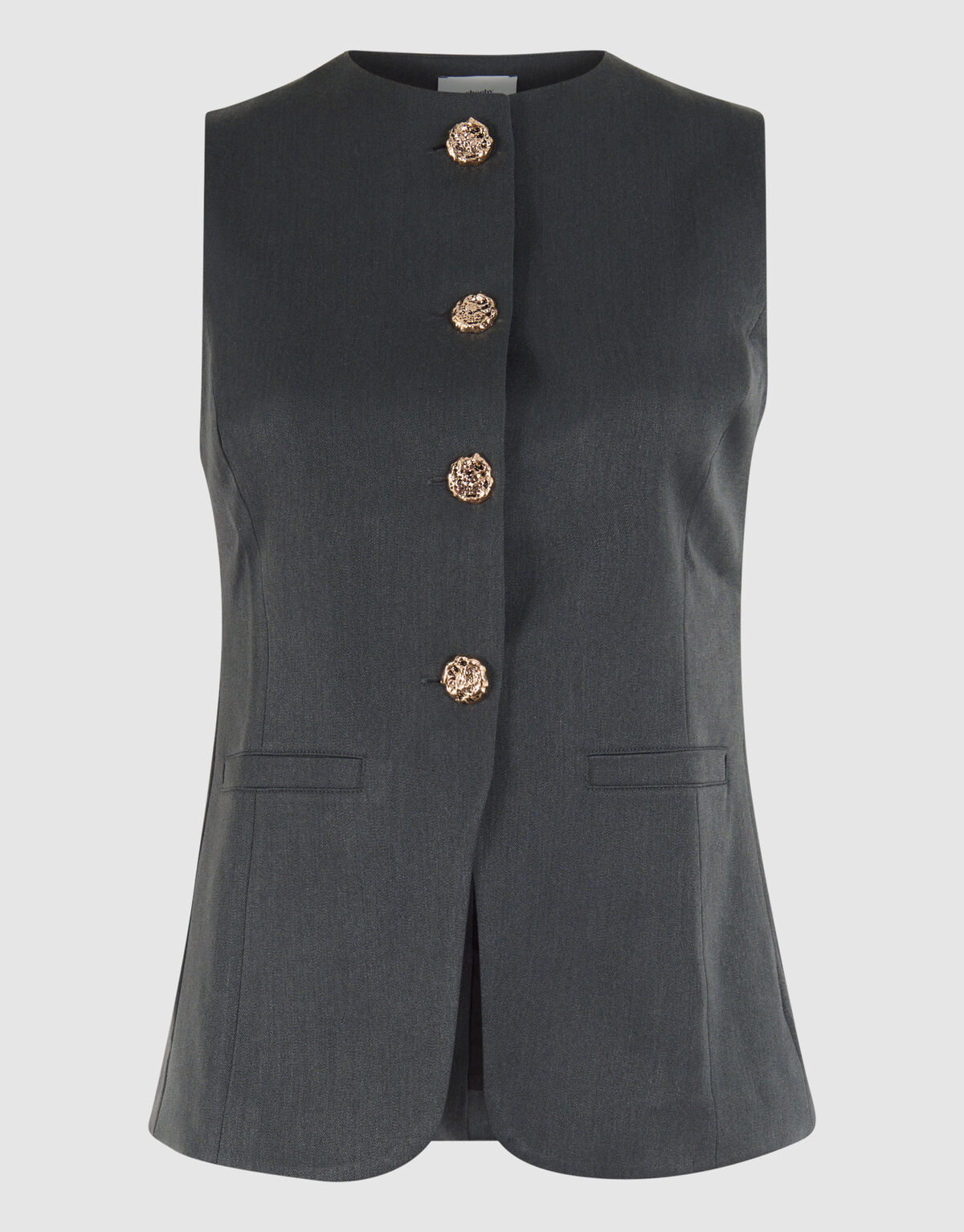Golden Buttons Strickjacke Grau SHOEBY WOMEN