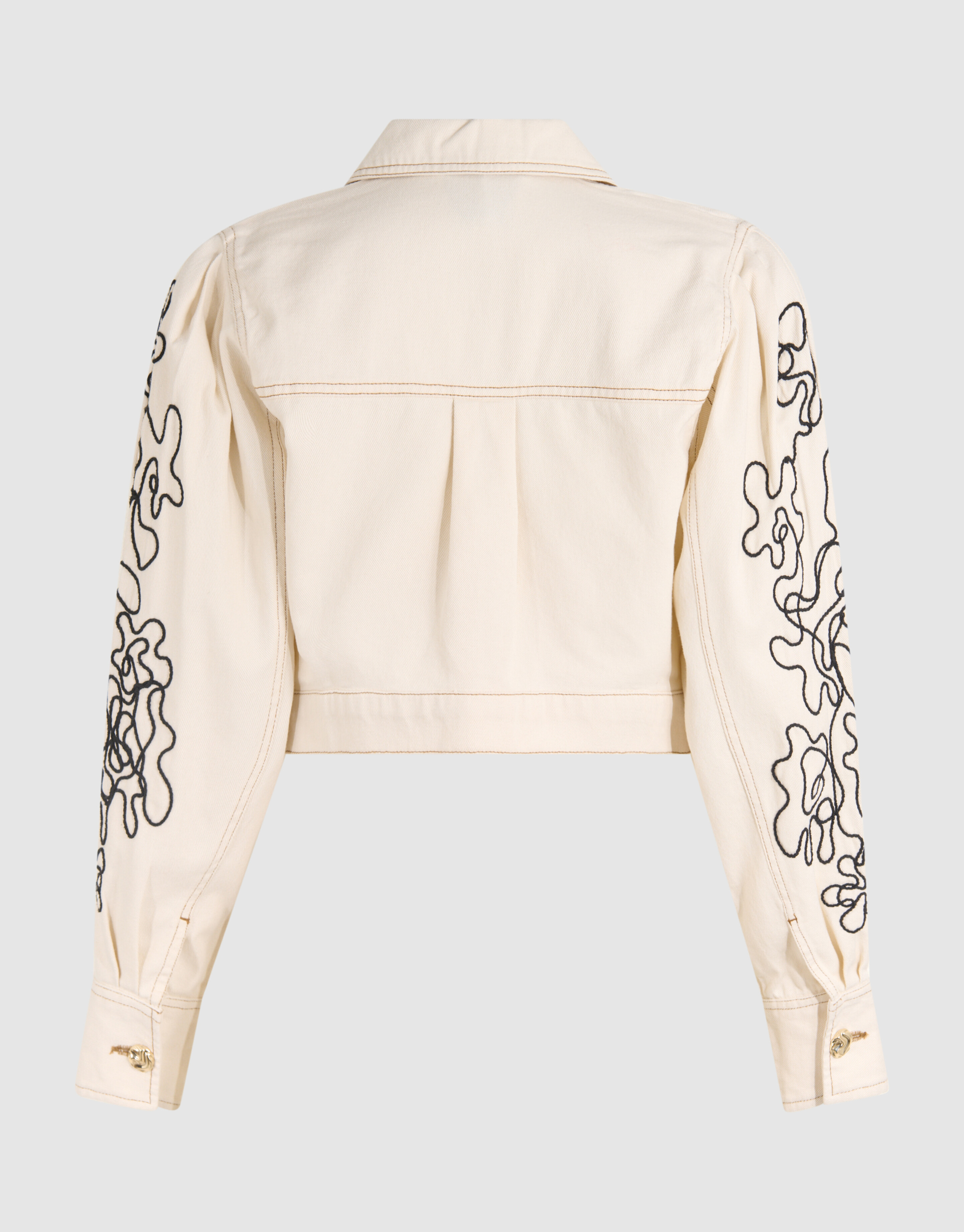 Embroidery Cord Jacket Off White SHOEBY WOMEN