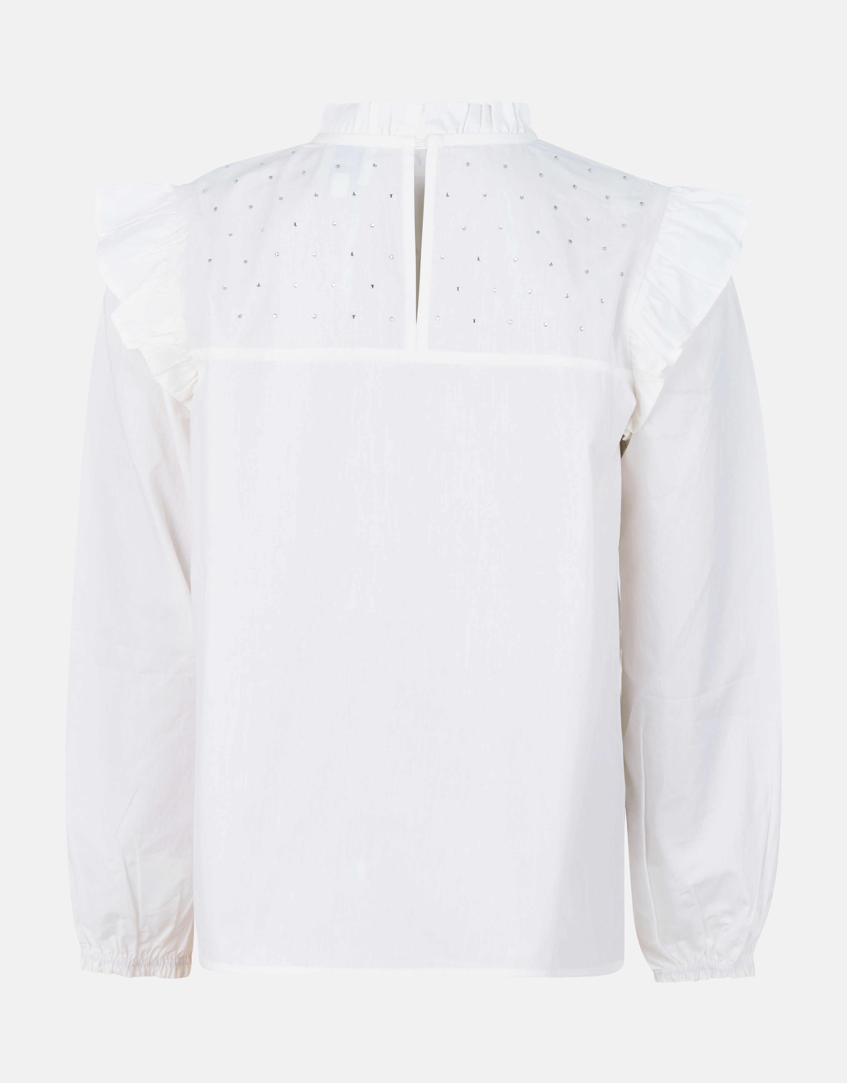 Weiße Bluse mit Strasssteinen SHOEBY GIRLS