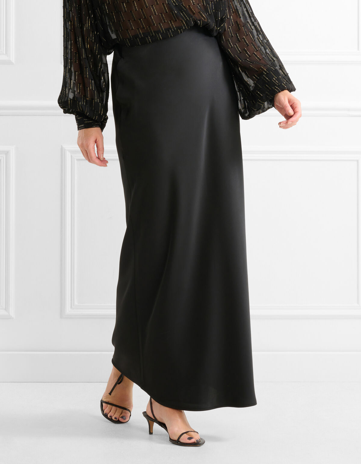 Satin-Rock Schwarz von Lonneke SHOEBY WOMEN