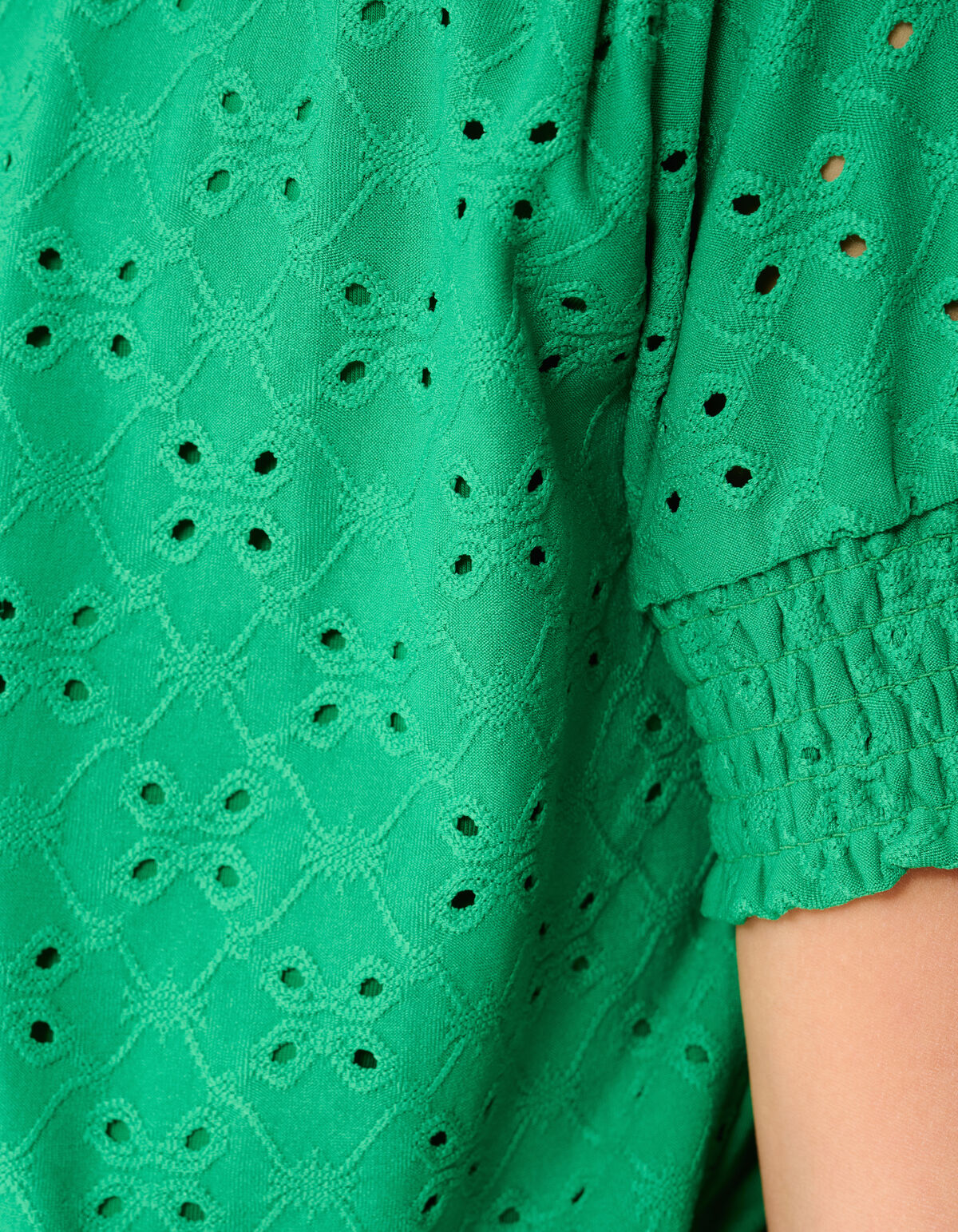 Stickerei Top Grün SHOEBY GIRLS