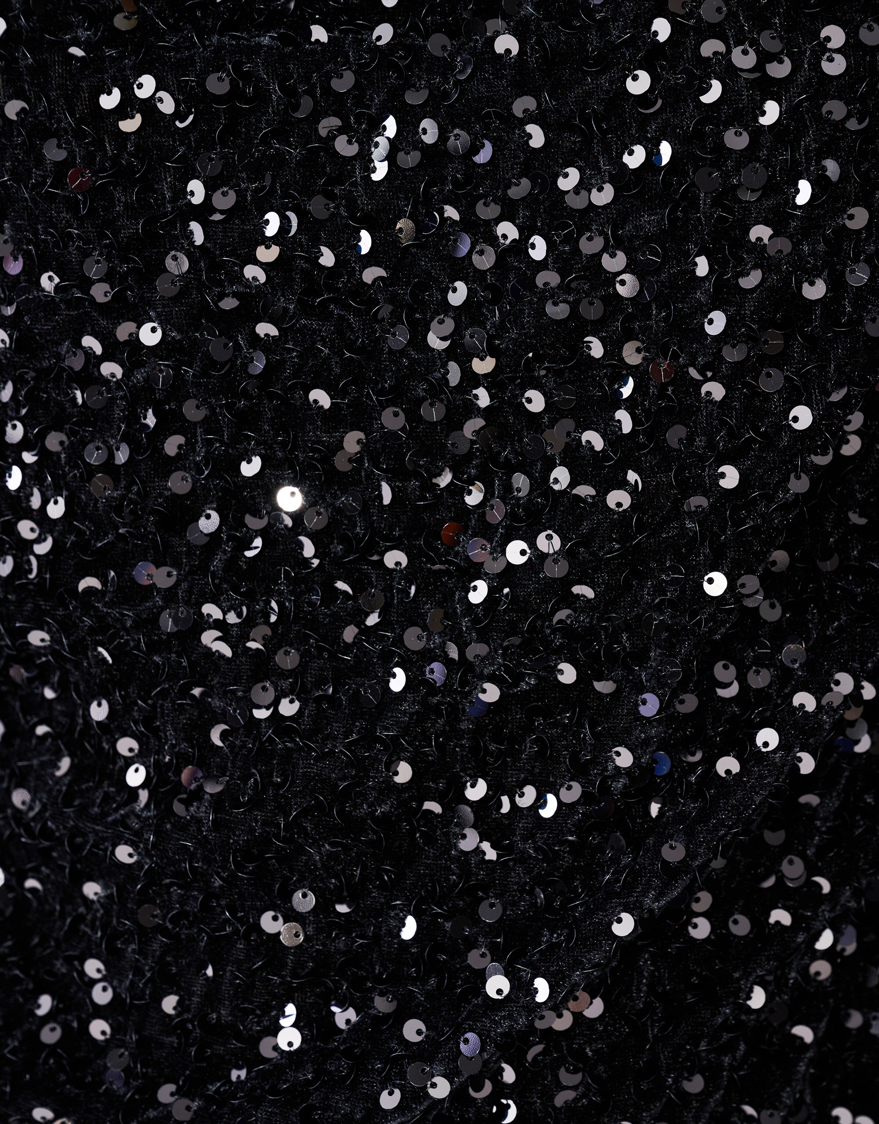 Pailletten-Wasserfall-Top Schwarz SHOEBY WOMEN