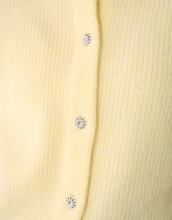 Korte Mouwen Vest Geel SHOEBY WOMEN