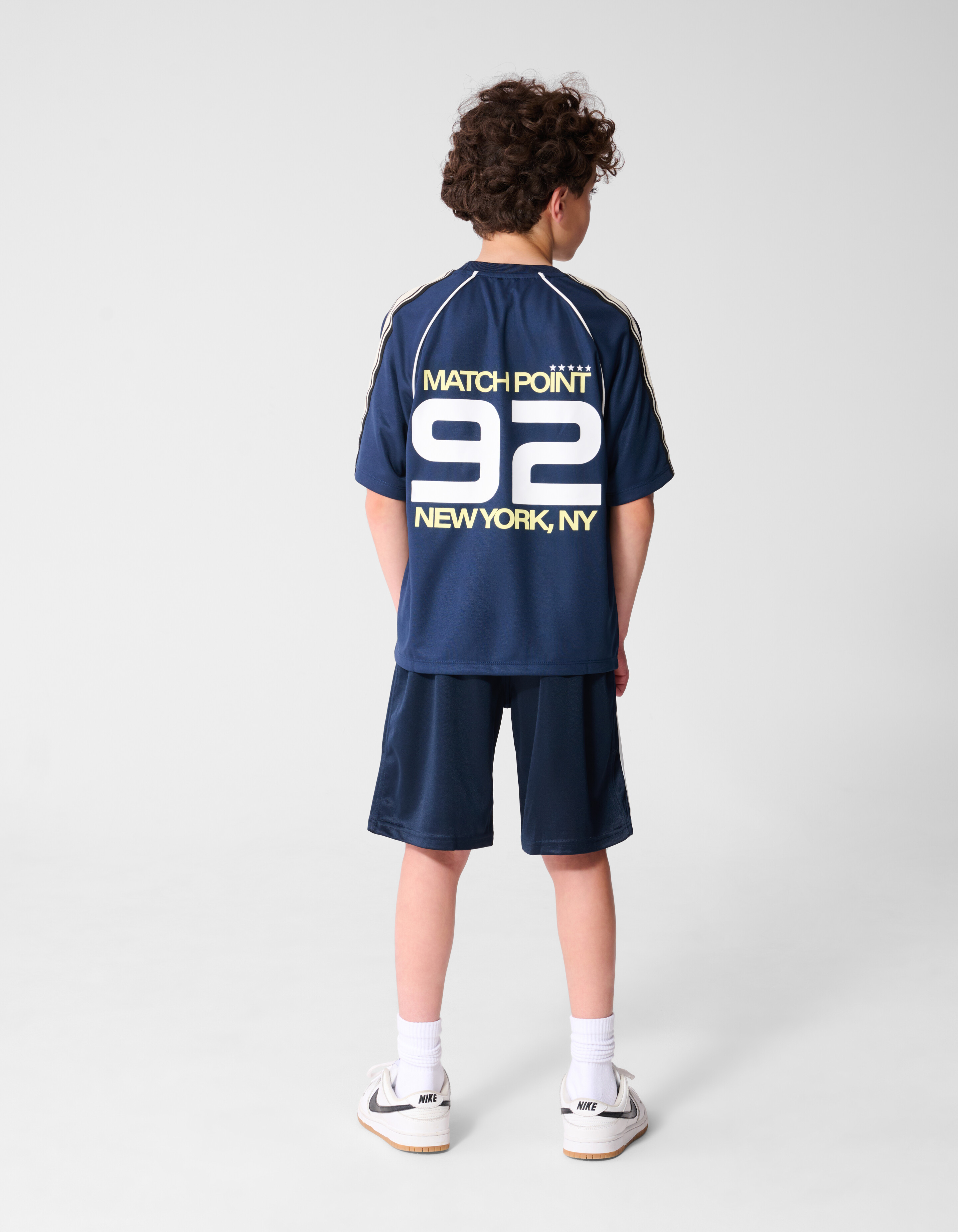 Sportlicher Streifen-Short Dunkelblau SHOEBY BOYS