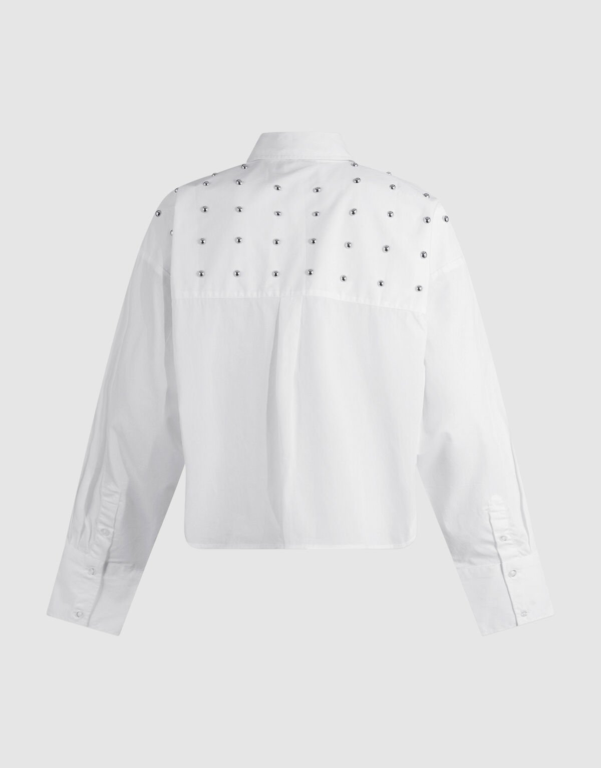 Bluse aus Popeline mit Nieten SHOEBY WOMEN