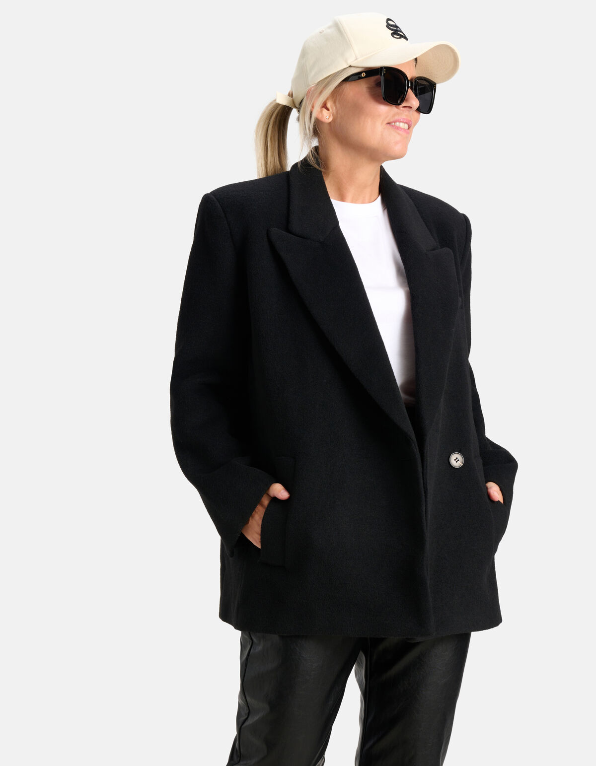 Oversized Blazerjacke Schwarz By Lonneke SHOEBY WOMEN