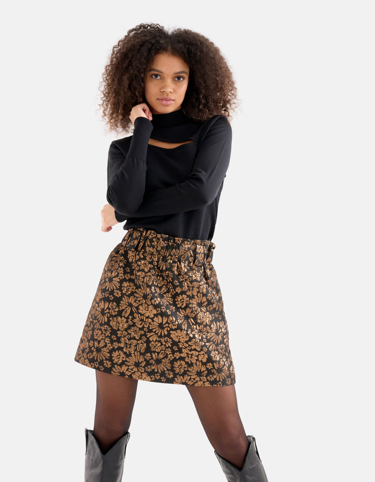 Jacquard-Rock Schwarz SHOEBY WOMEN