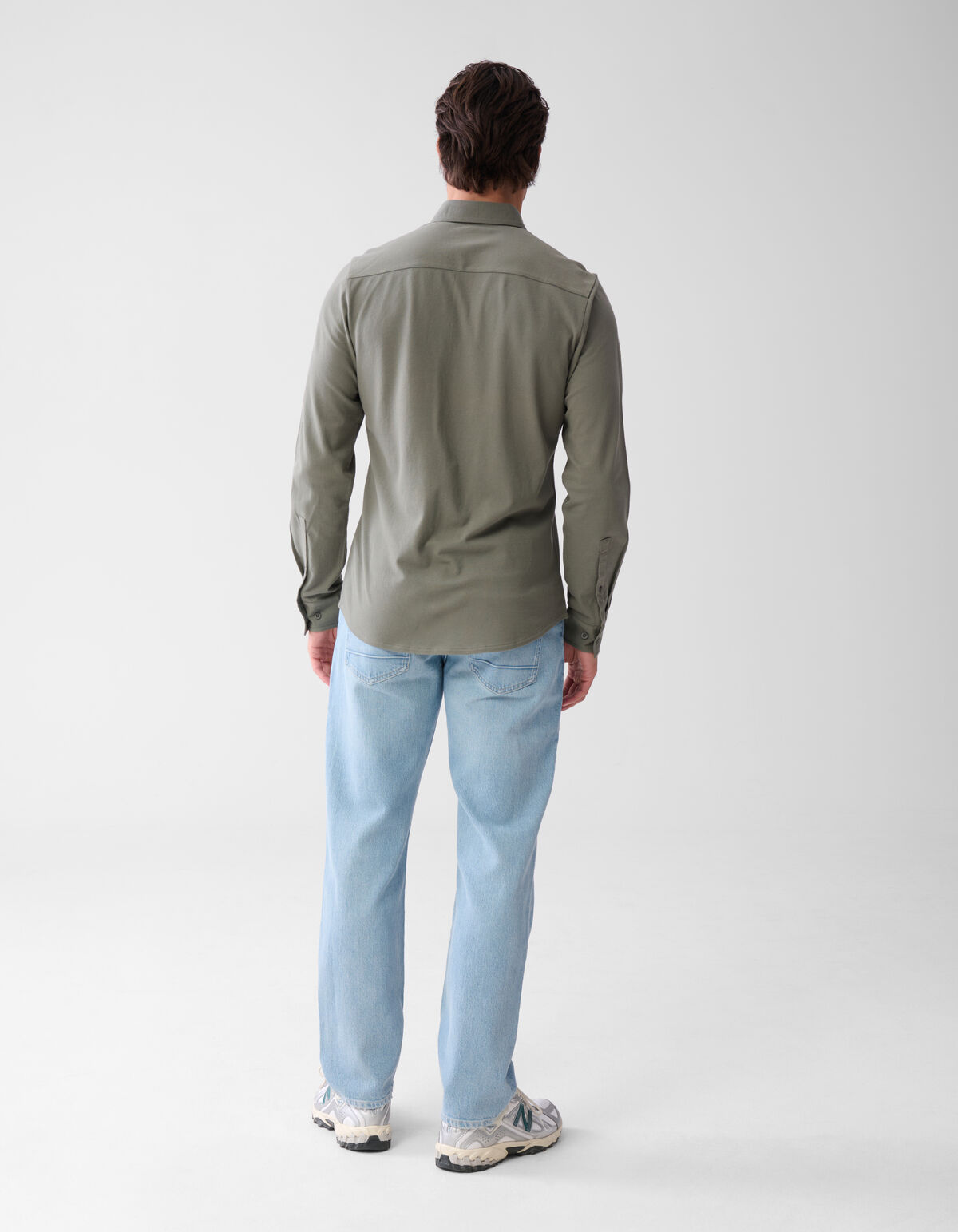 Piqué-Hemd Dunkelgrün SHOEBY MEN