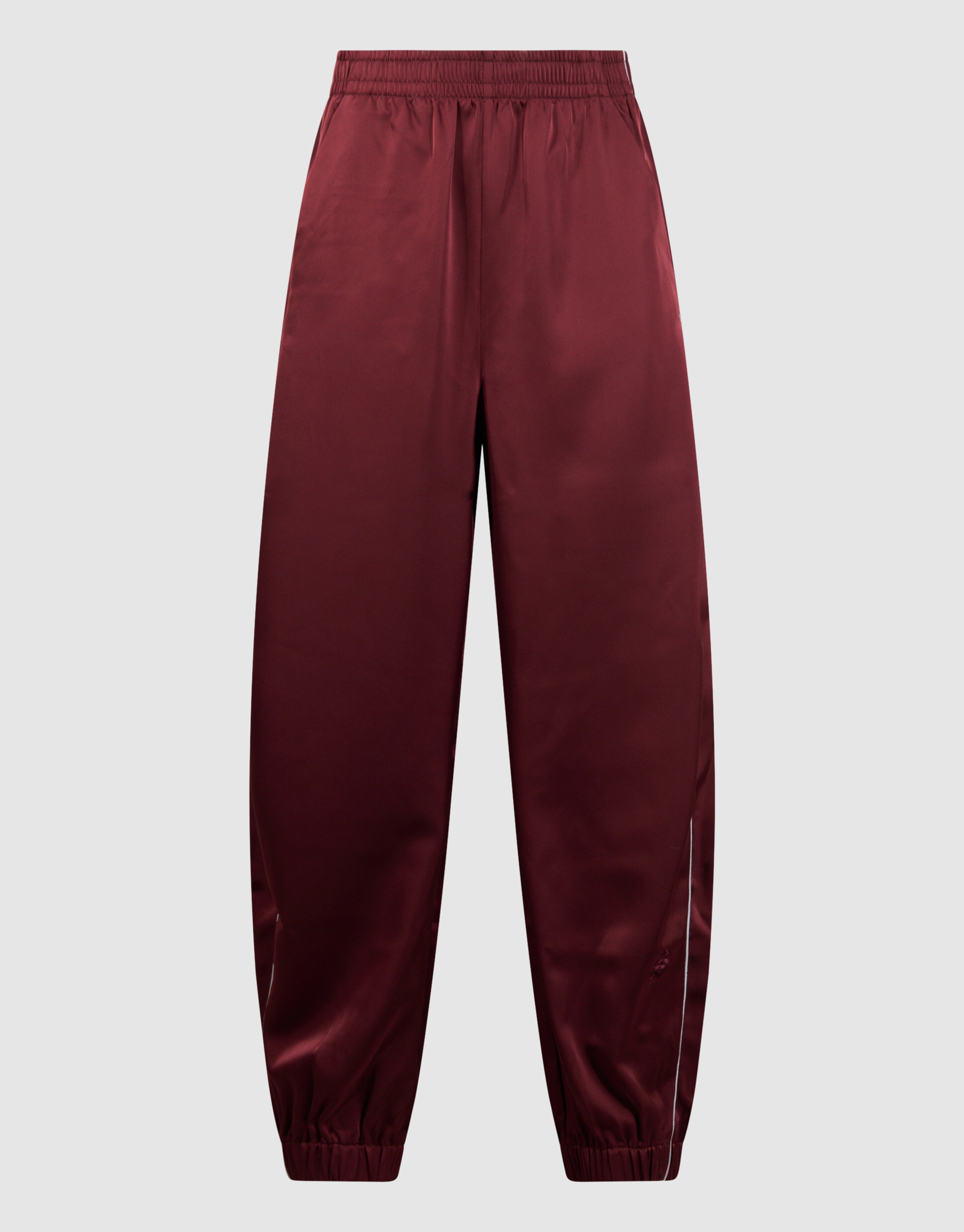 Satin-Kontrast-Jogger Dunkelrot SHOEBY WOMEN