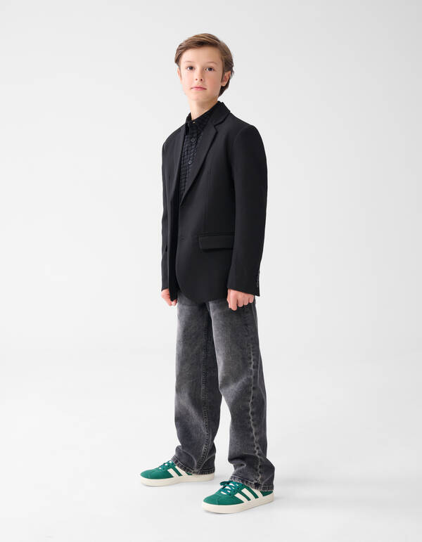 Basic Blazer Schwarz SHOEBY BOYS