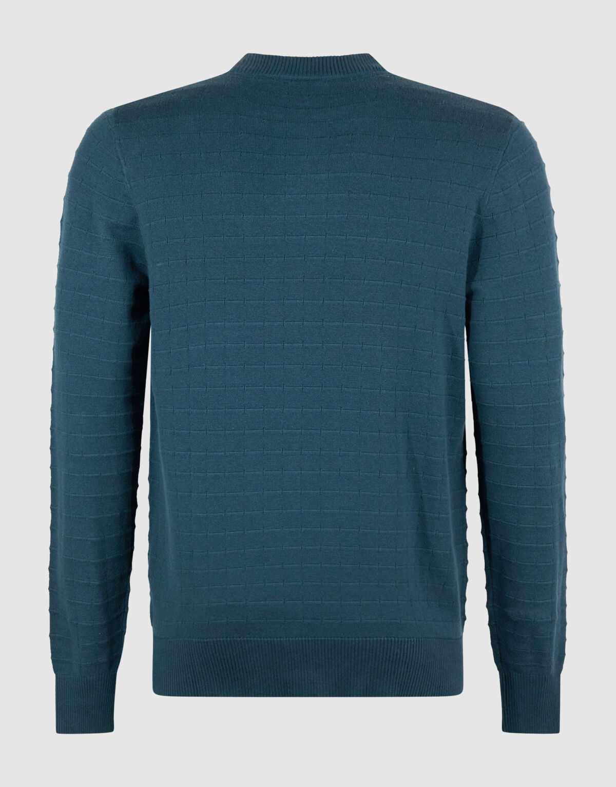 Strukturierter Strickpullover Dunkelgrün SHOEBY MEN