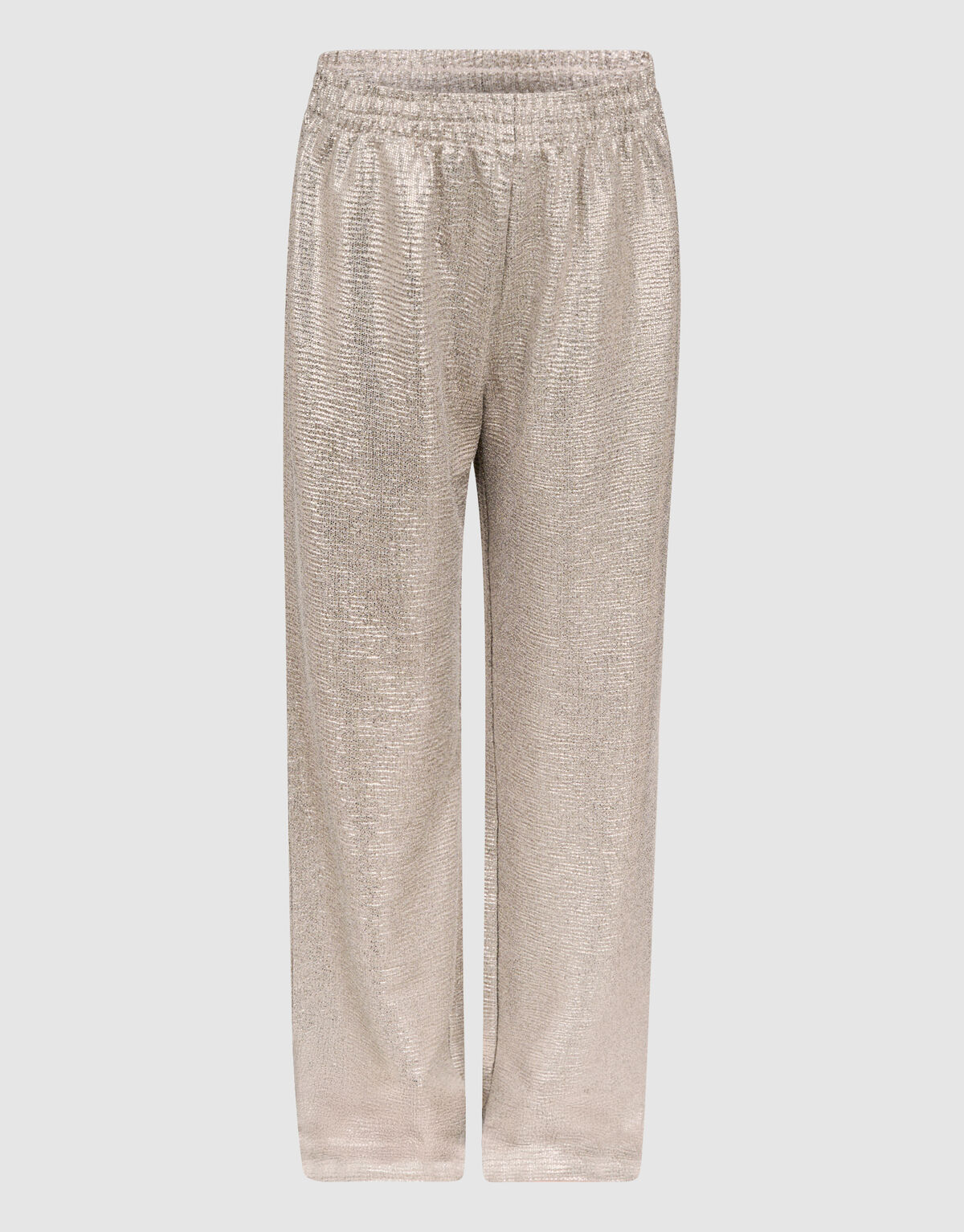 Metallische Hose mit weitem Bein Silber SHOEBY GIRLS