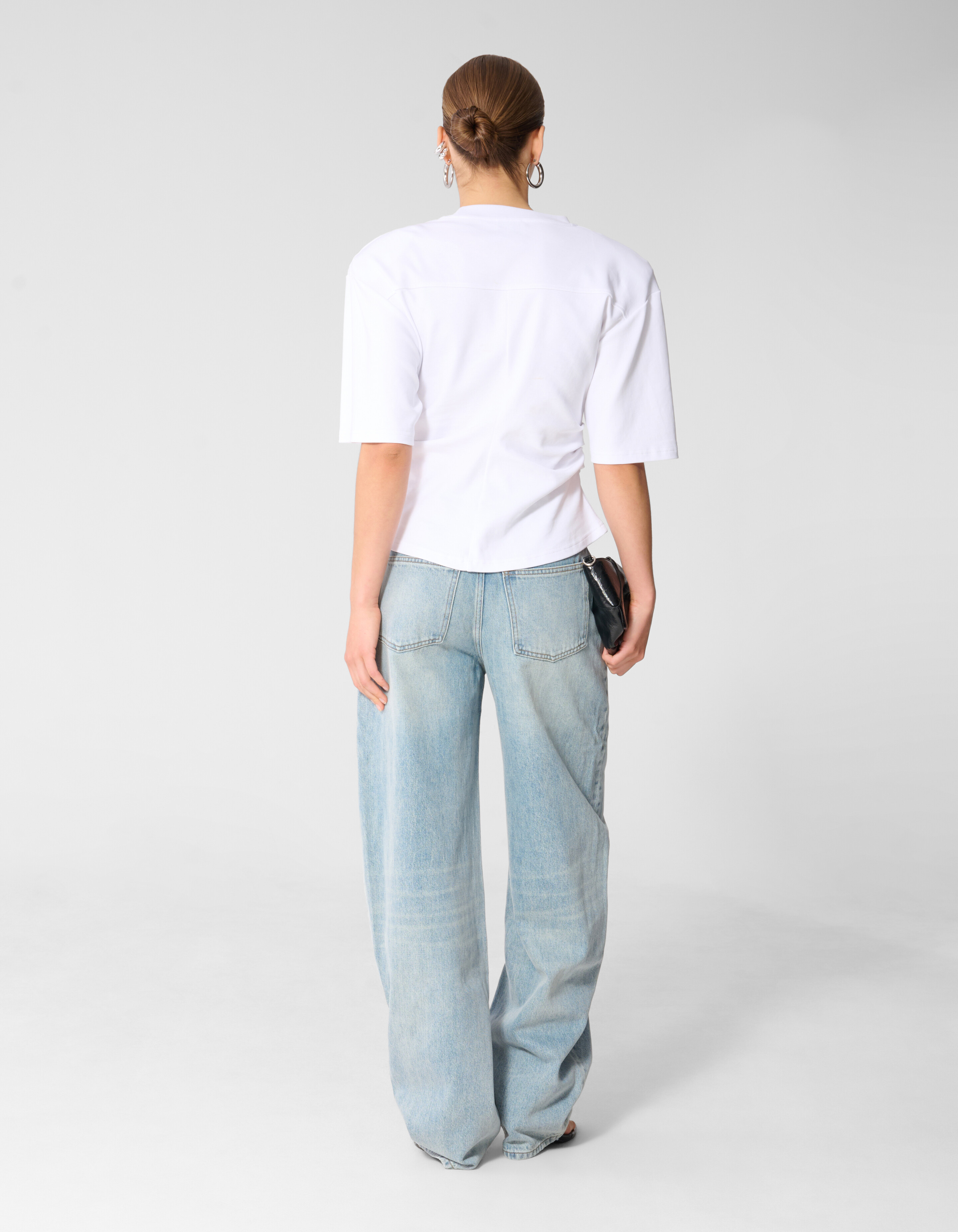 Heavy Barrel Fit Jeans Hellblau SHOEBY WOMEN