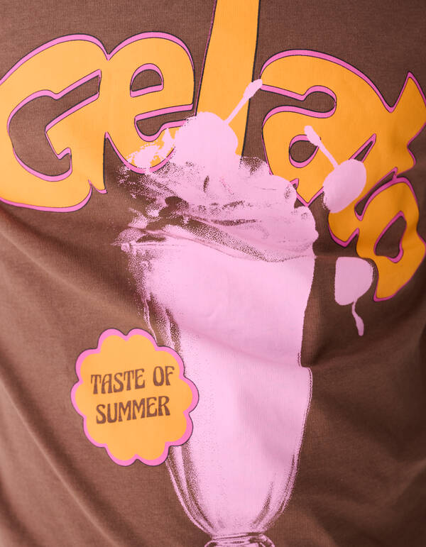 Gelato Artwork T-Shirt Braun SHOEBY GIRLS