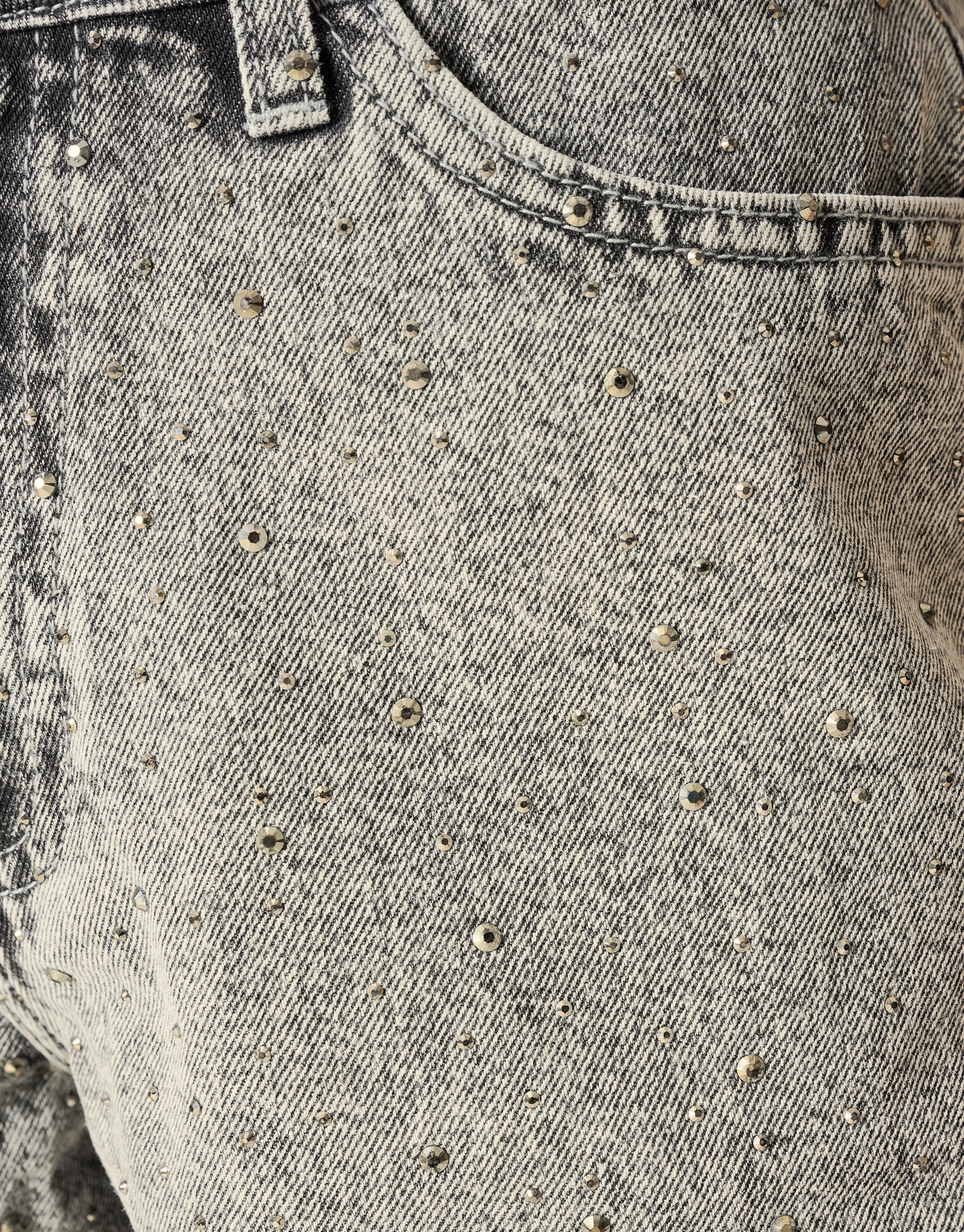 Strass Denim Short Hellgrau SHOEBY WOMEN