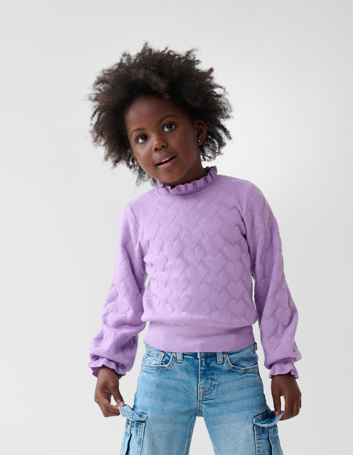 Herz Top Lila SHOEBY GIRLS