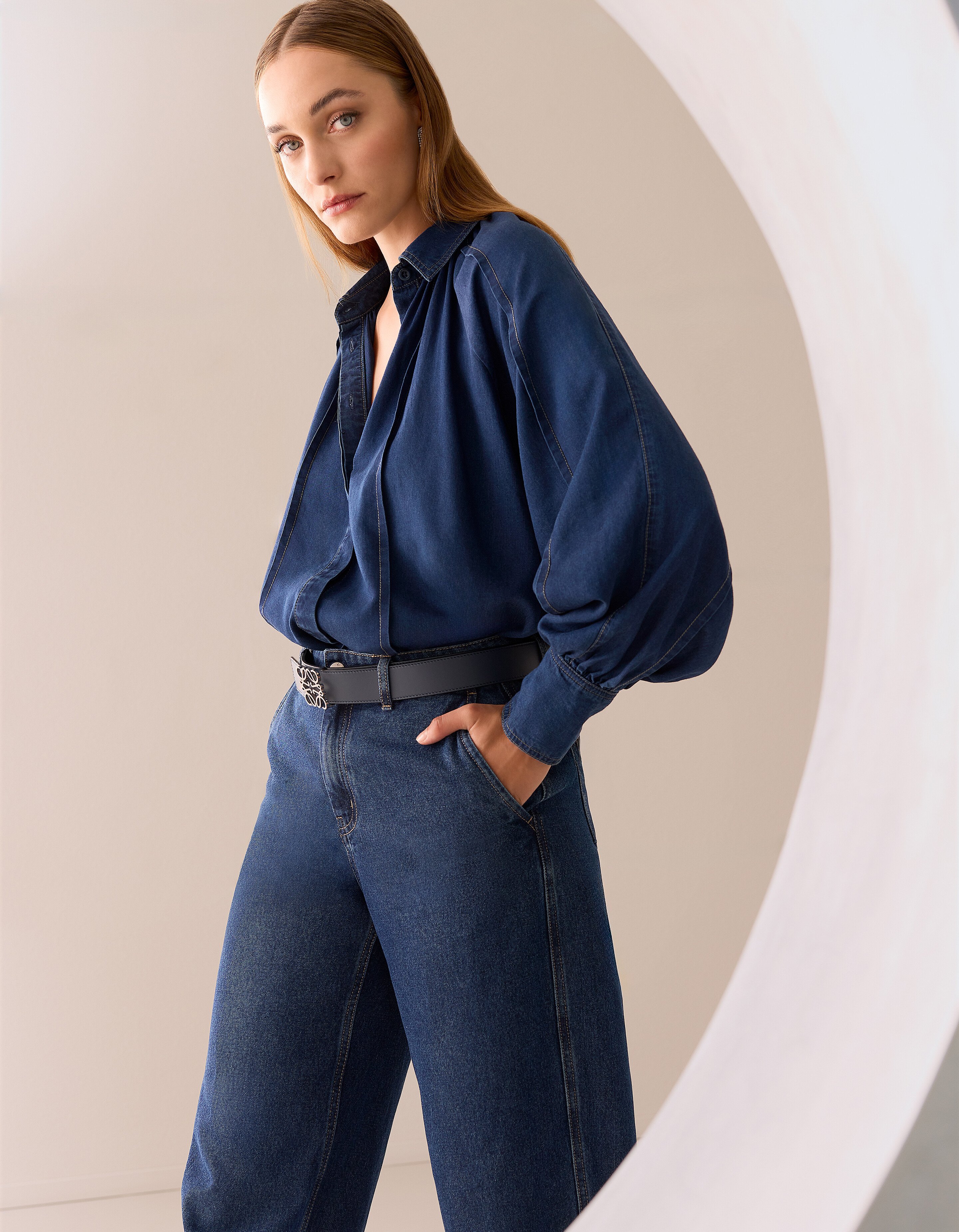 Stitch Bluse Blau von Mieke SHOEBY WOMEN
