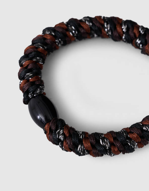 Lurex Haargummi Dunkelbraun SHOEBY ACCESSOIRES