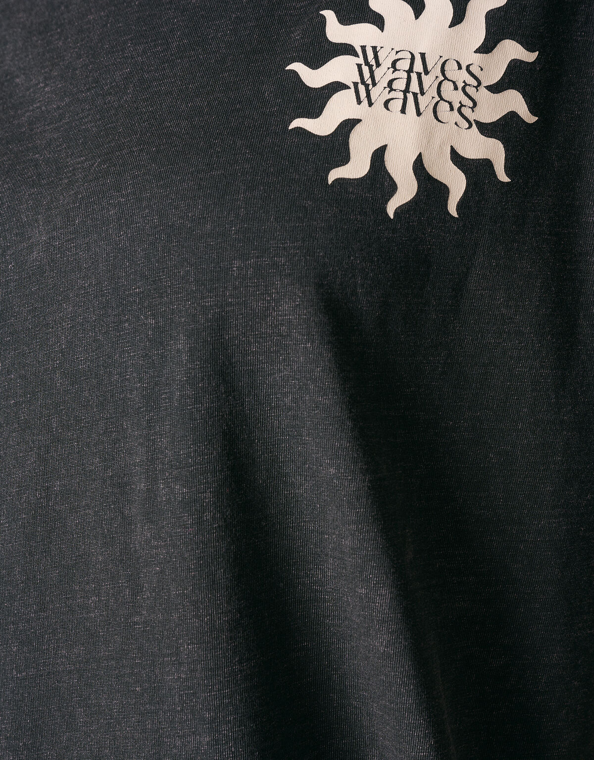 Gewaschenes T-Shirt-Kleid Dunkelgrau SHOEBY WOMEN