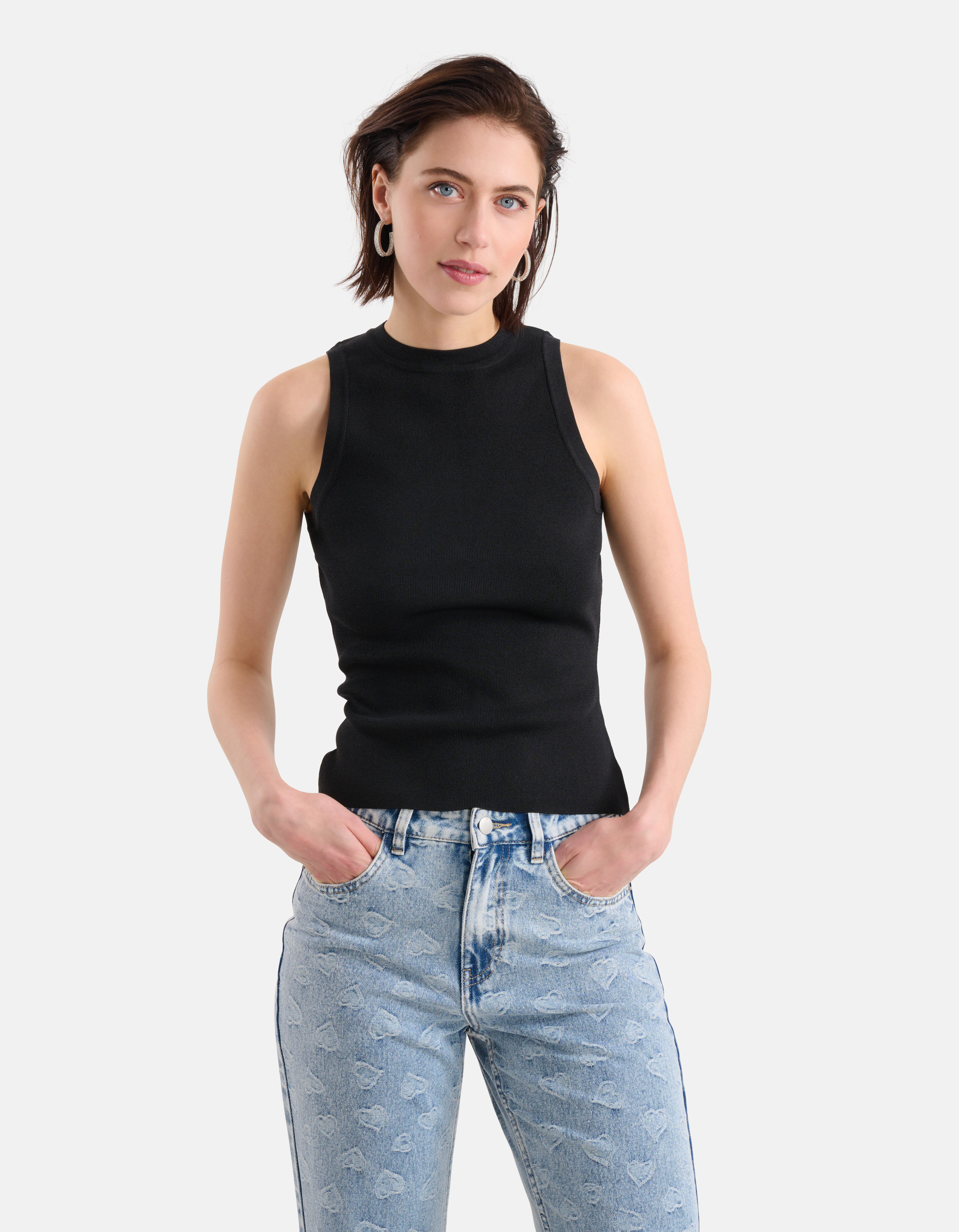 Neckholder-Top Schwarz SHOEBY WOMEN