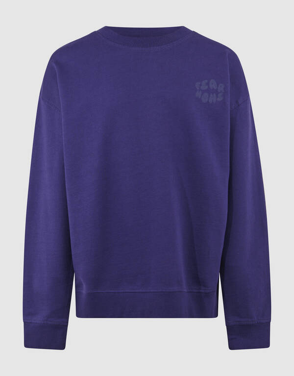 Fear None Kunst Sweatshirt Lila SHOEBY BOYS