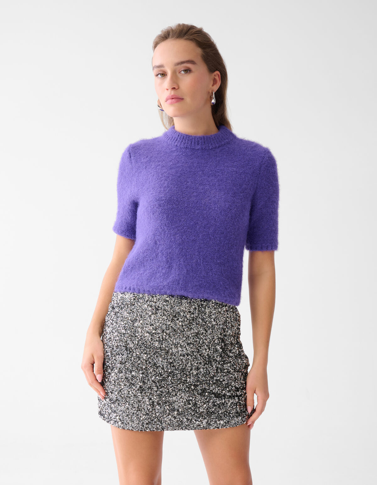 Gestrickter Pullover Lila SHOEBY WOMEN