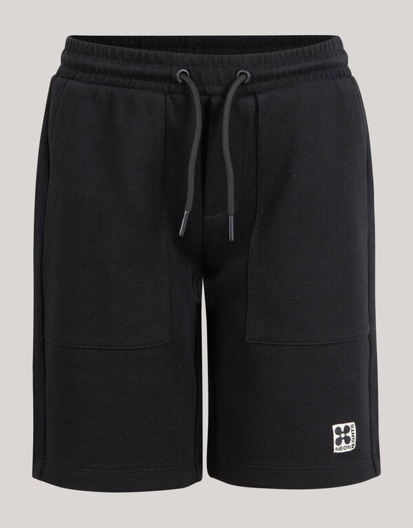 Pique Short Schwarz SHOEBY BOYS