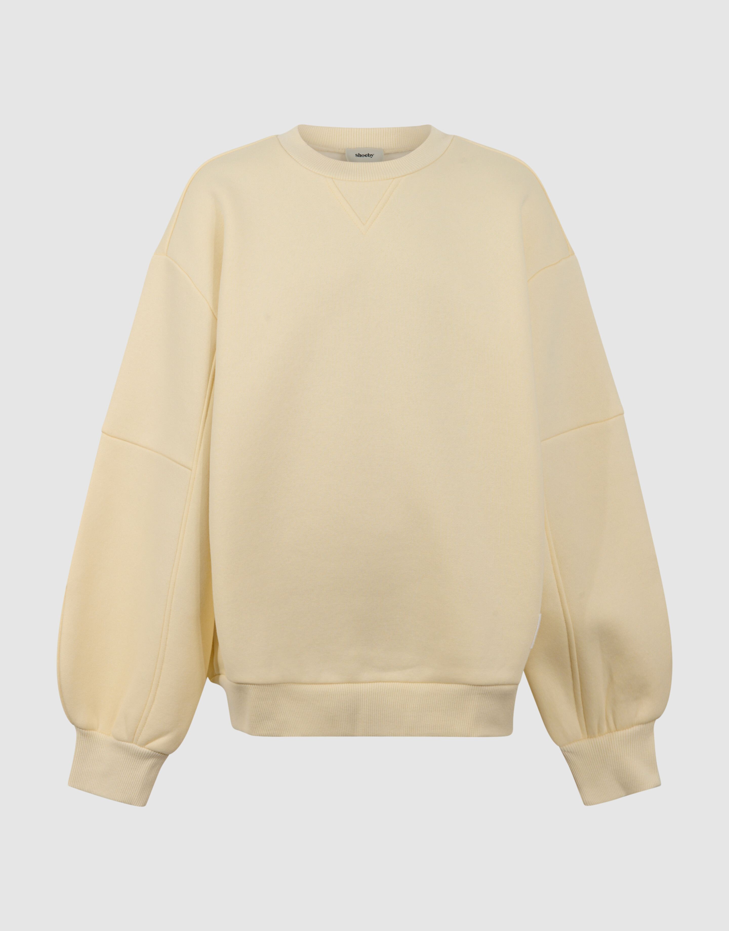 Gro&szlig;er &Auml;rmel Pullover Hellgelb SHOEBY GIRLS