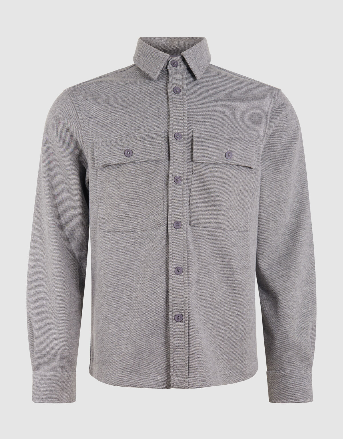 Weiches Overshirt Hellgrau SHOEBY MEN