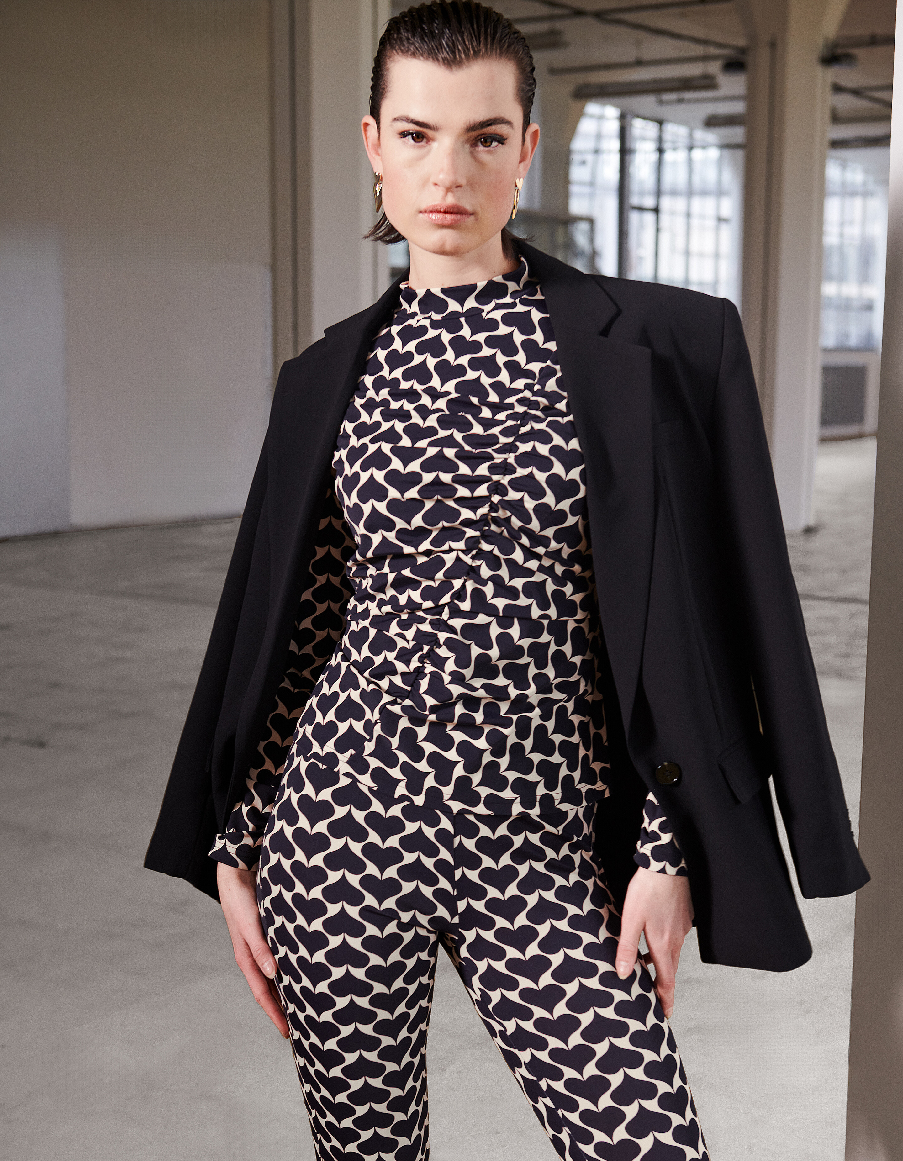 Basic Blazer Schwarz SHOEBY WOMEN