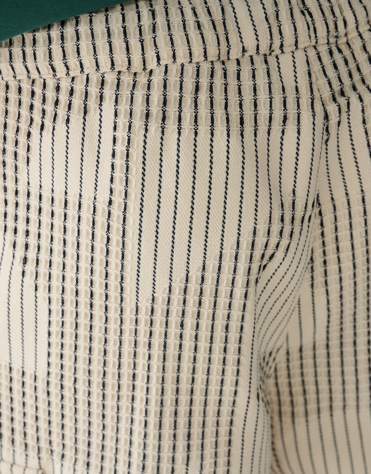 Waffle Stripe Short Off-White SHOEBY BOYS