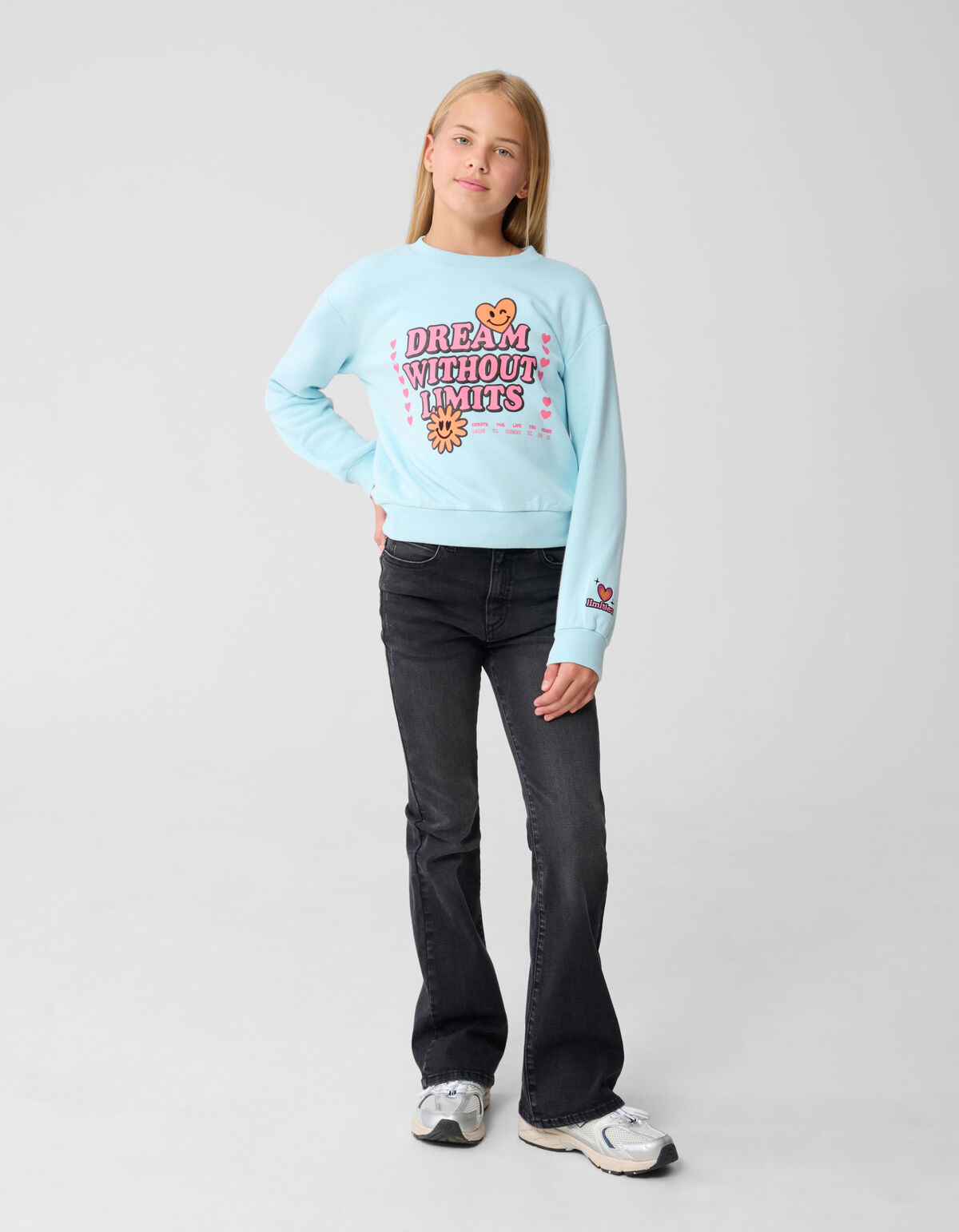 Dream Artwork Pullover Hellblau SHOEBY GIRLS