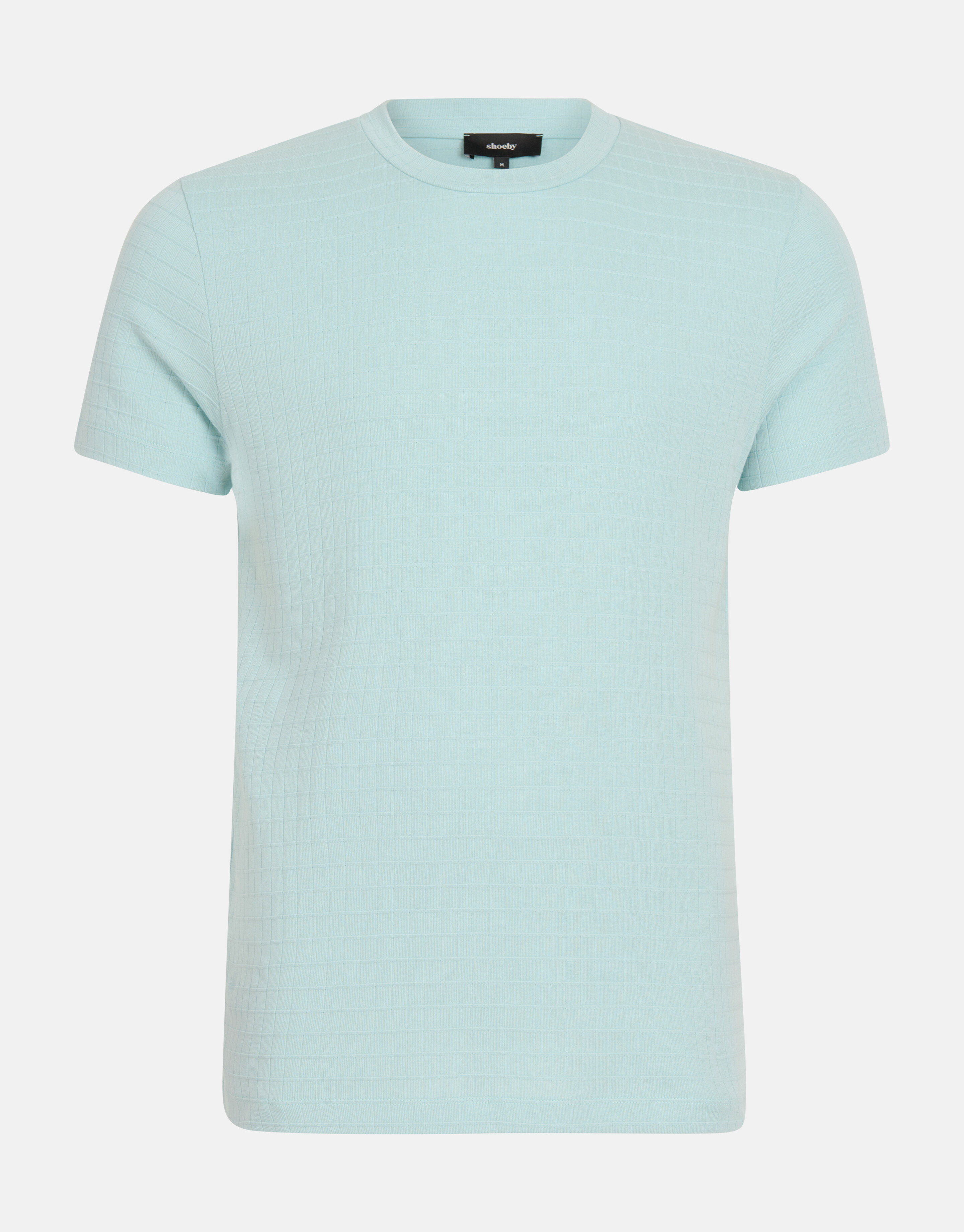 Struktur-T-Shirt Hellgrün SHOEBY MEN