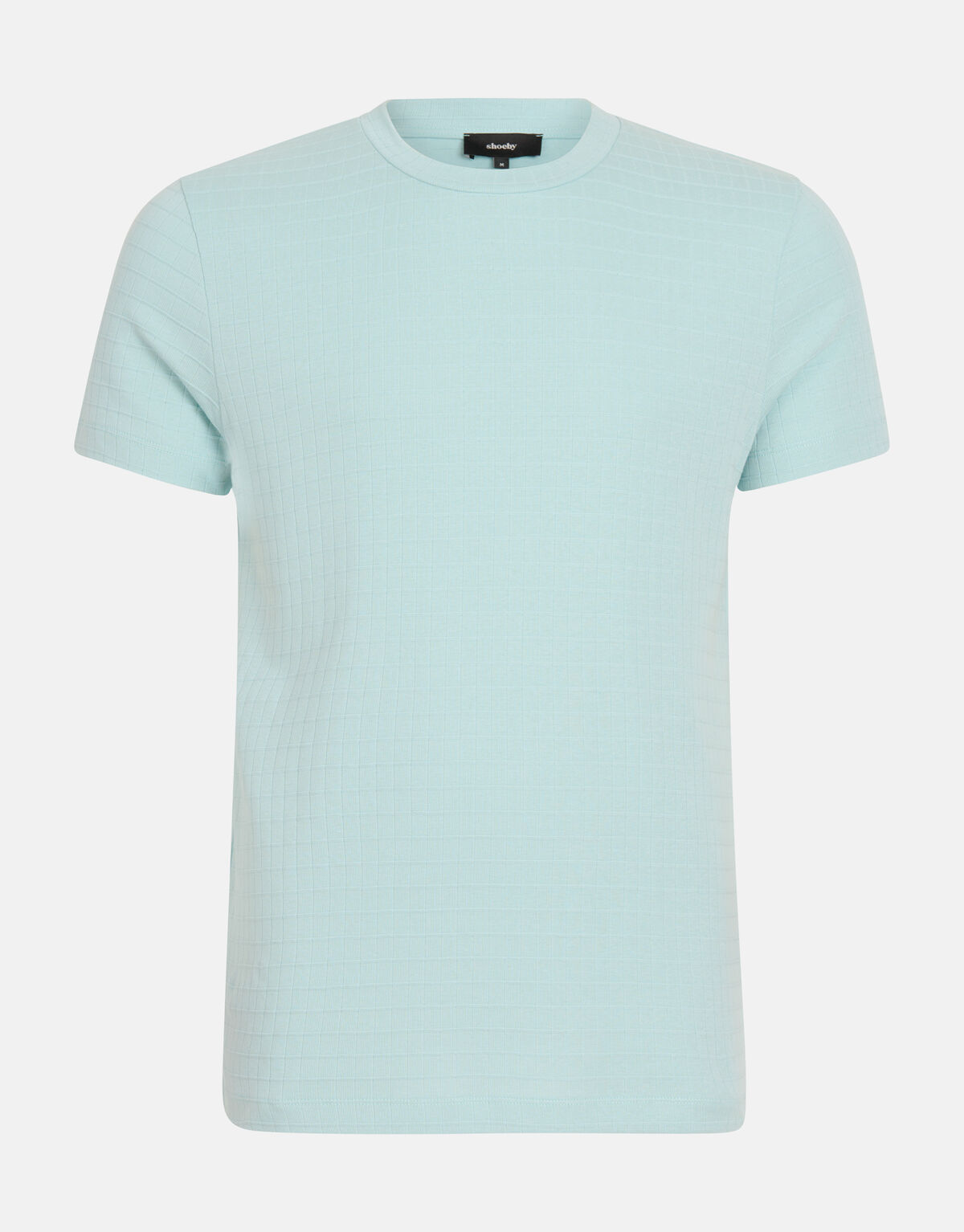 Struktur-T-Shirt Hellgrün SHOEBY MEN