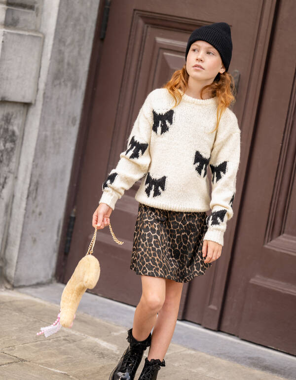 Leoparden-Minirock Braun SHOEBY GIRLS