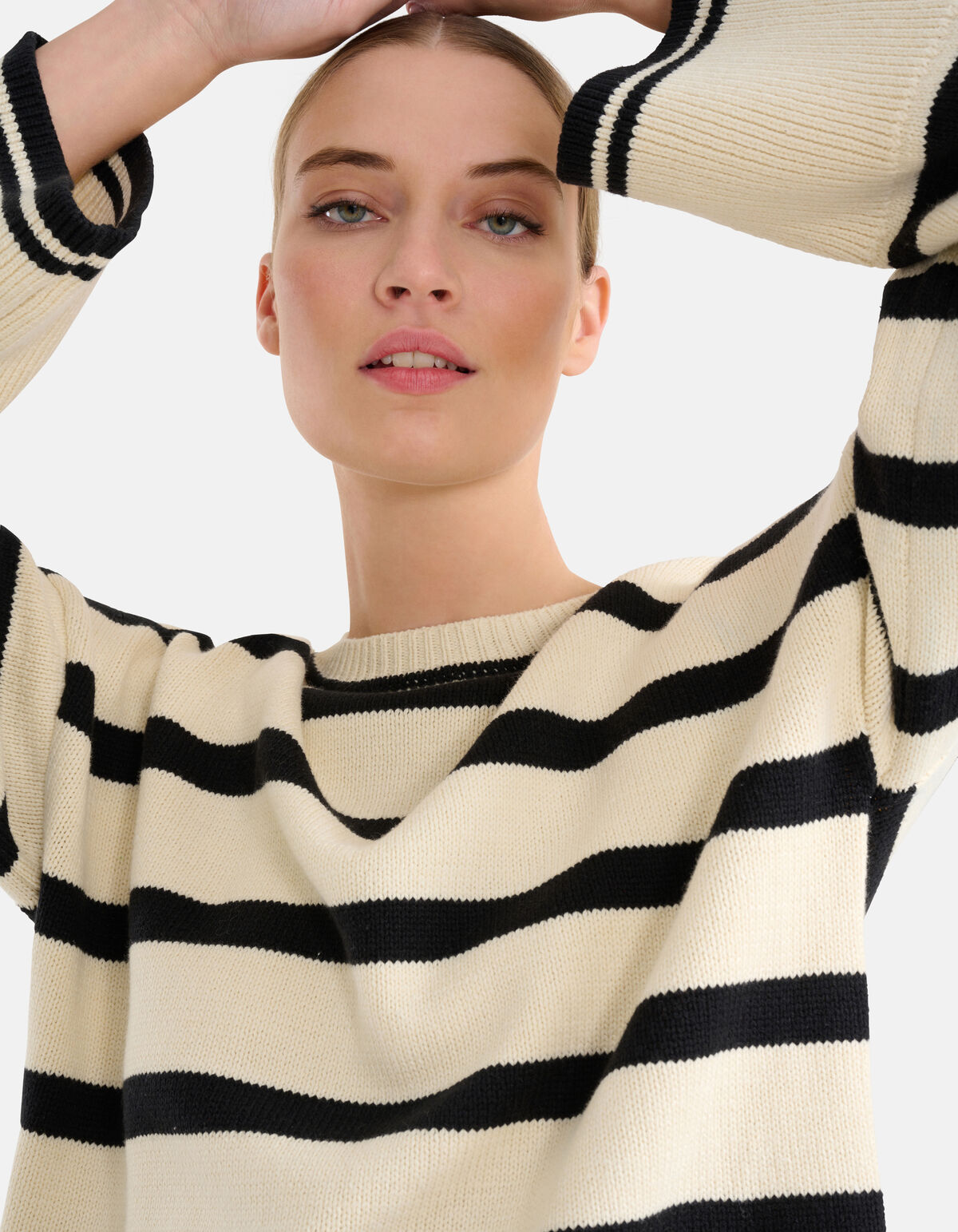 Gestreifter Pullover Off White von Mieke SHOEBY WOMEN