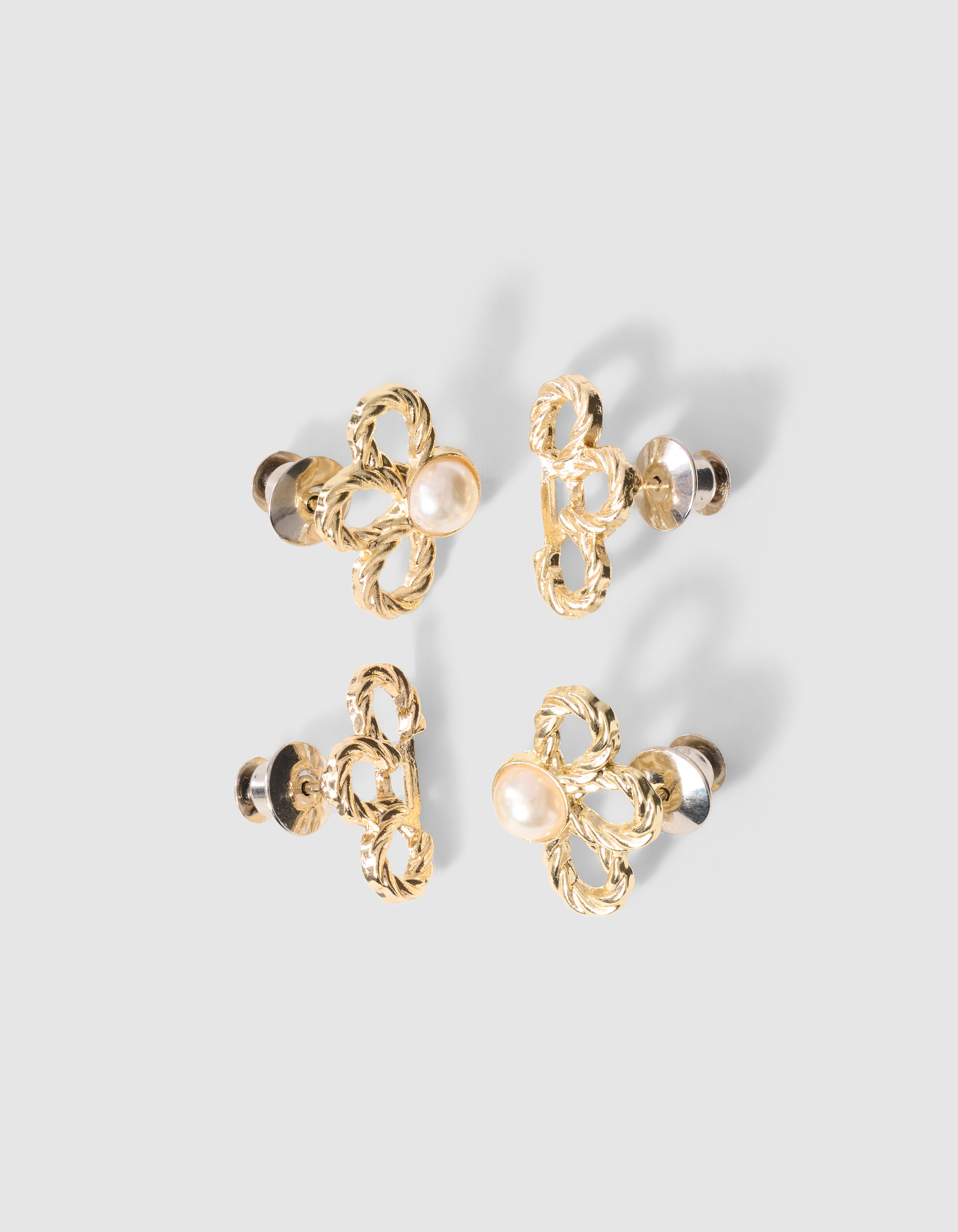 Flower Jeans-Anstecker Gold SHOEBY ACCESSOIRES