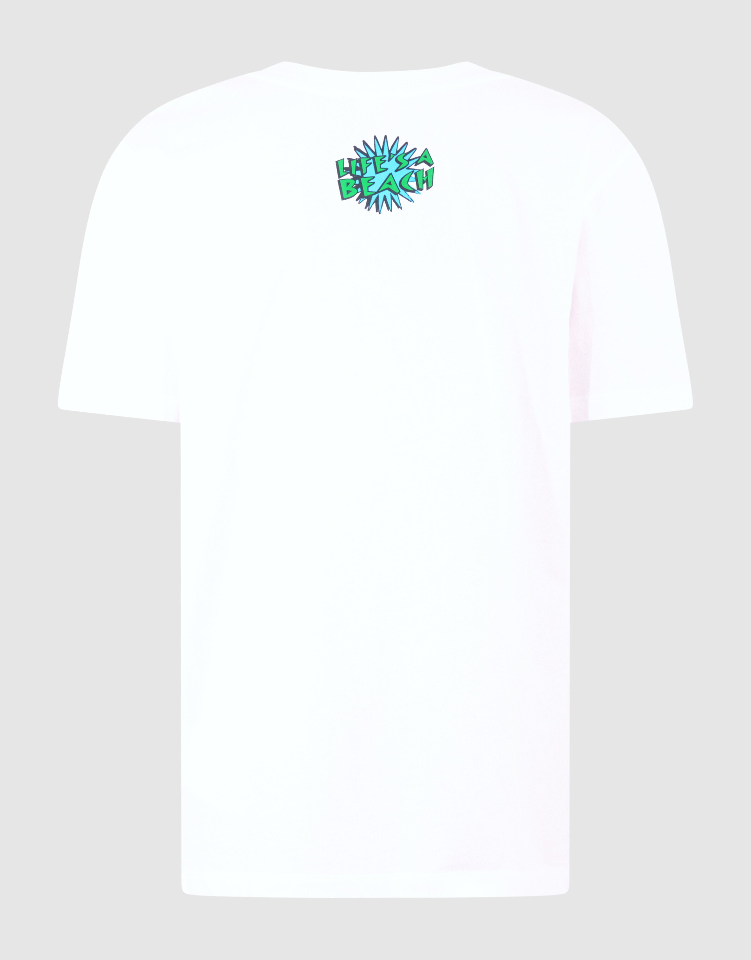 Strand Artwork T-shirt Weiß SHOEBY BOYS