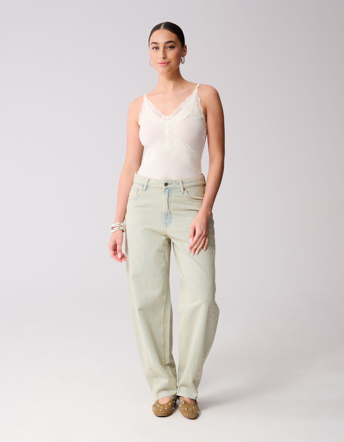 Spitzenbody Off White SHOEBY WOMEN