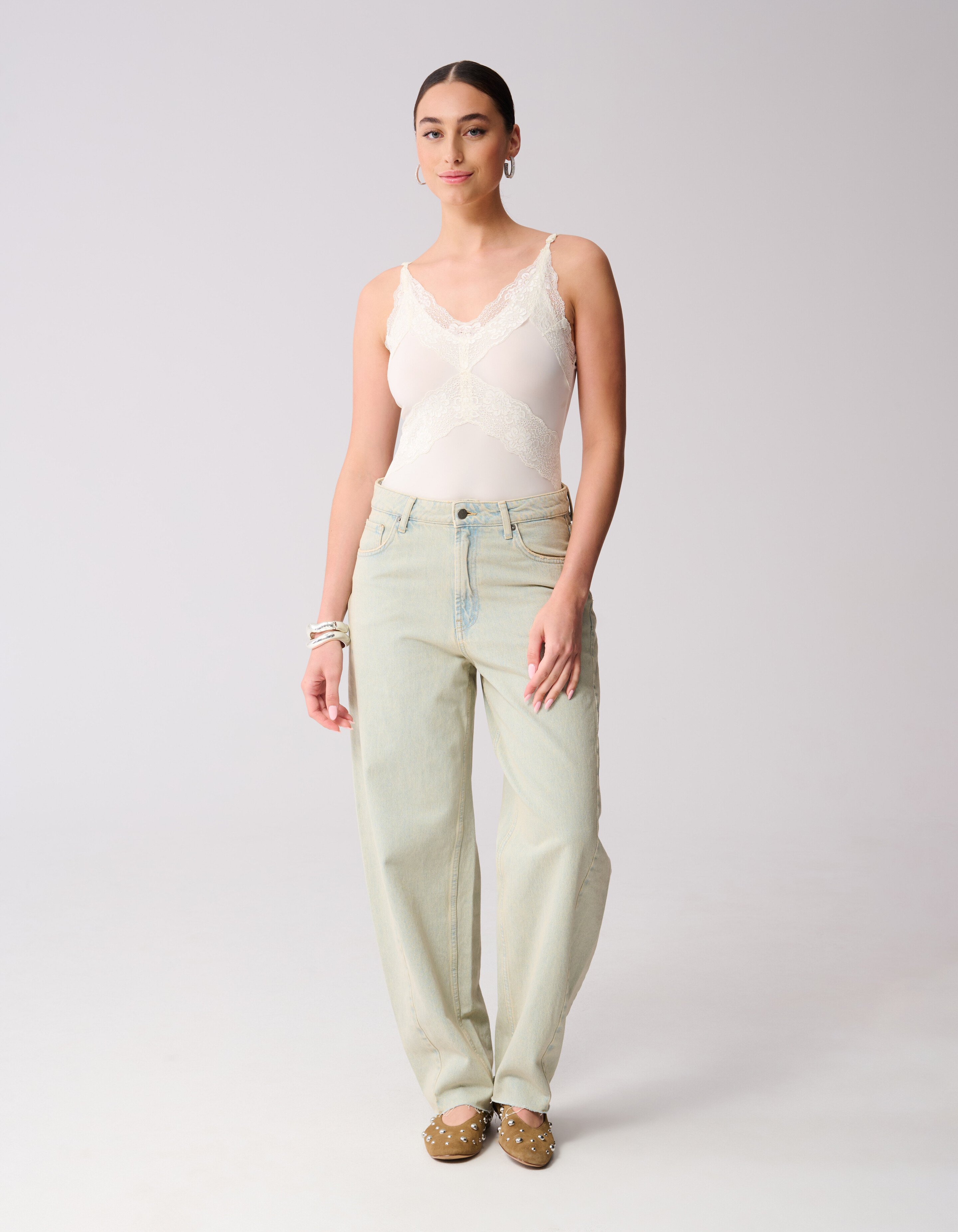 Spitzenbody Off White SHOEBY WOMEN