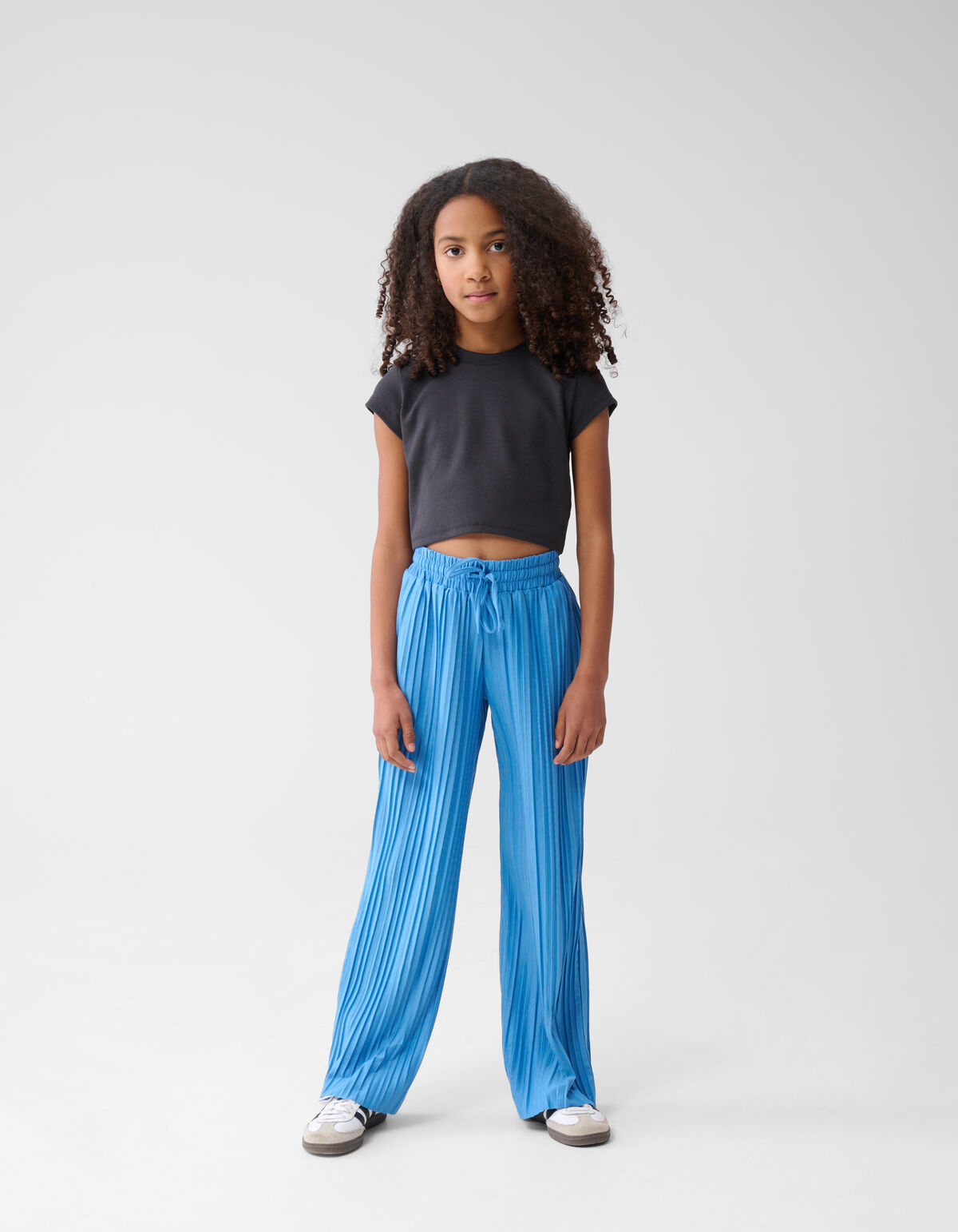 Plissé-Hose Blau SHOEBY GIRLS