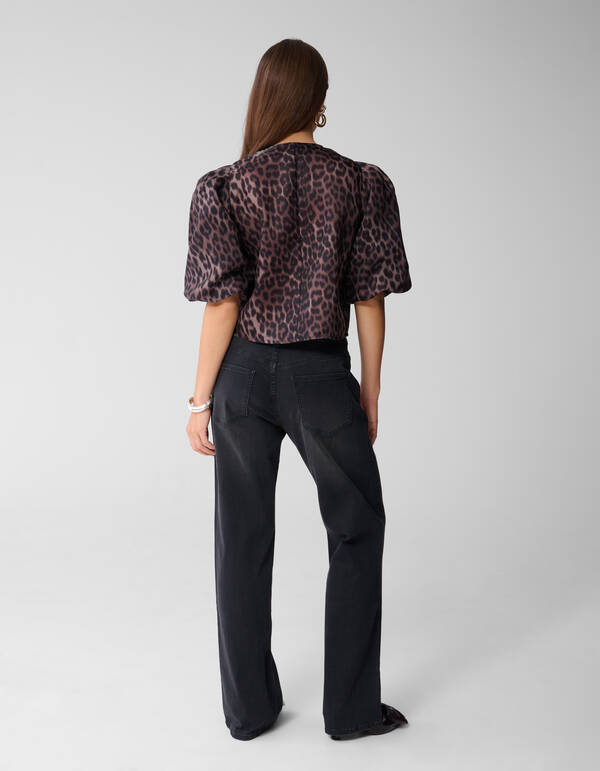 Straight Fit Jeans Dunkelgrau SHOEBY WOMEN