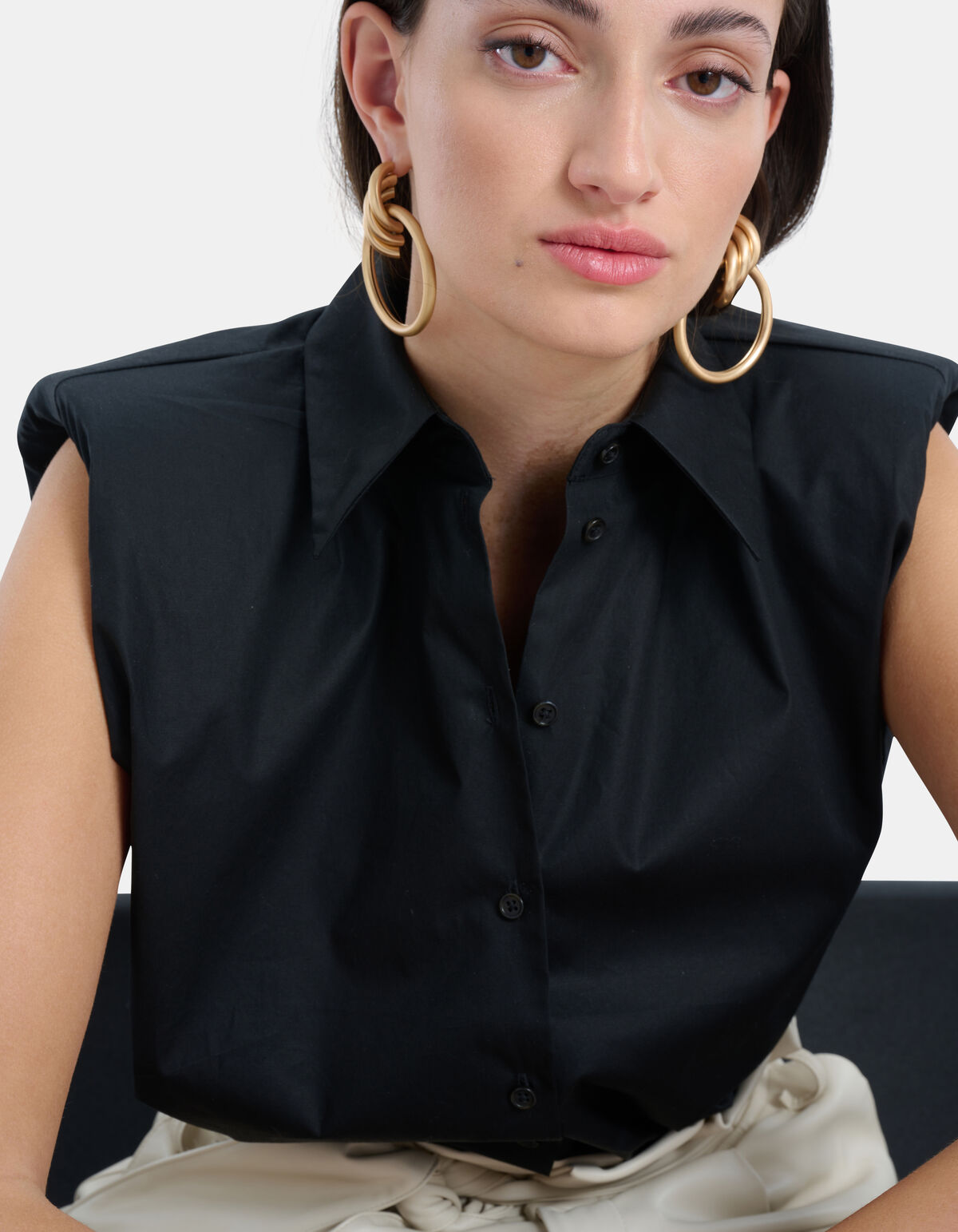 Cargo Poplin Bluse EKSEPT