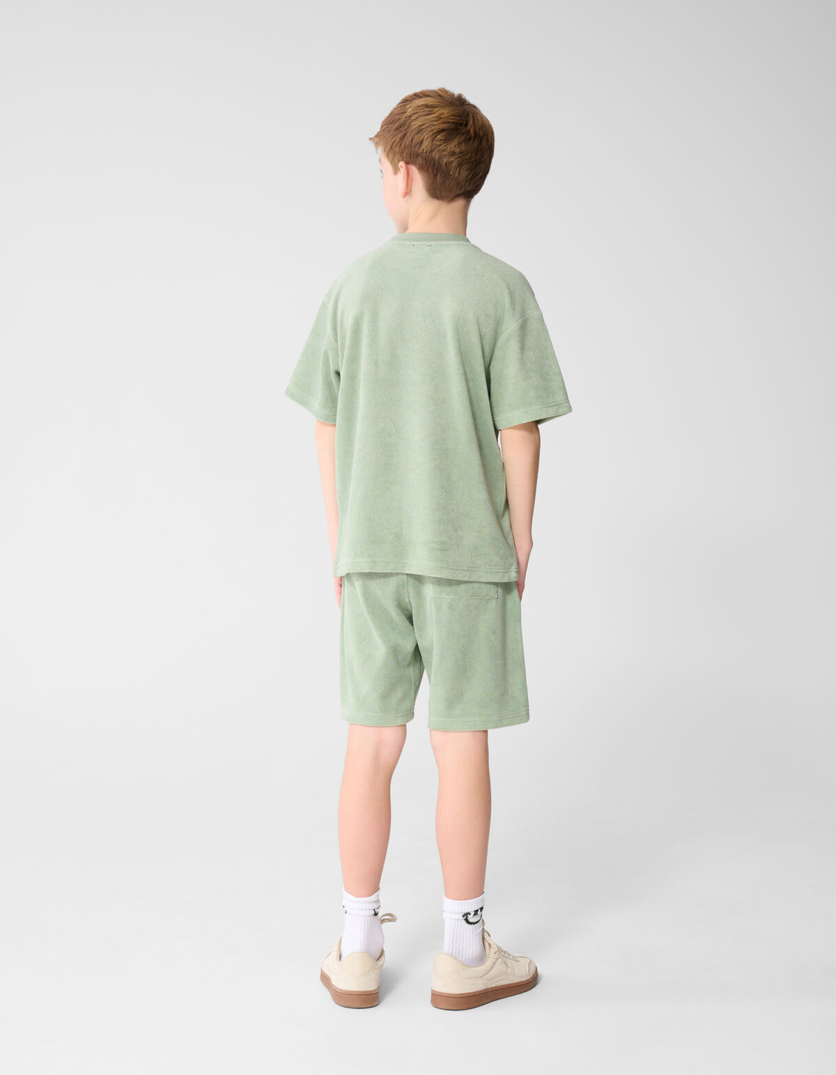 Frottee-Langarmshirt Hellgr&uuml;n SHOEBY BOYS