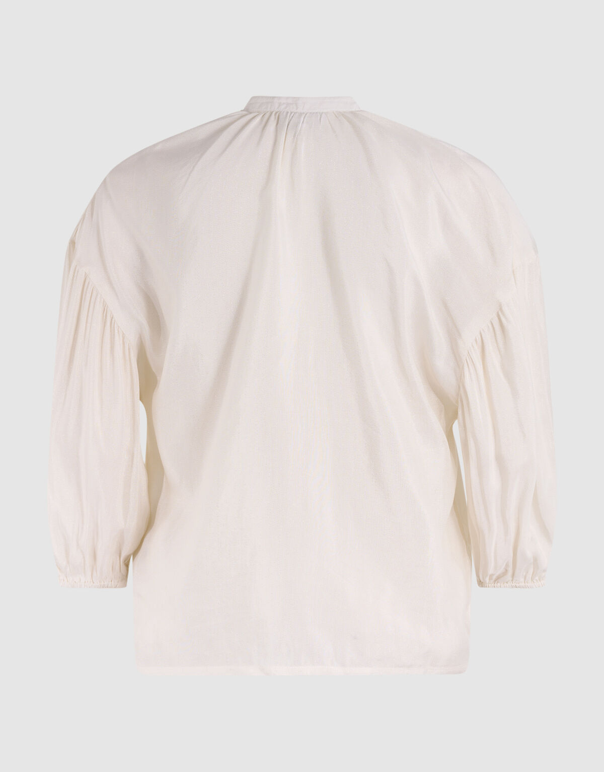Glänzende Bluse Off White SHOEBY WOMEN