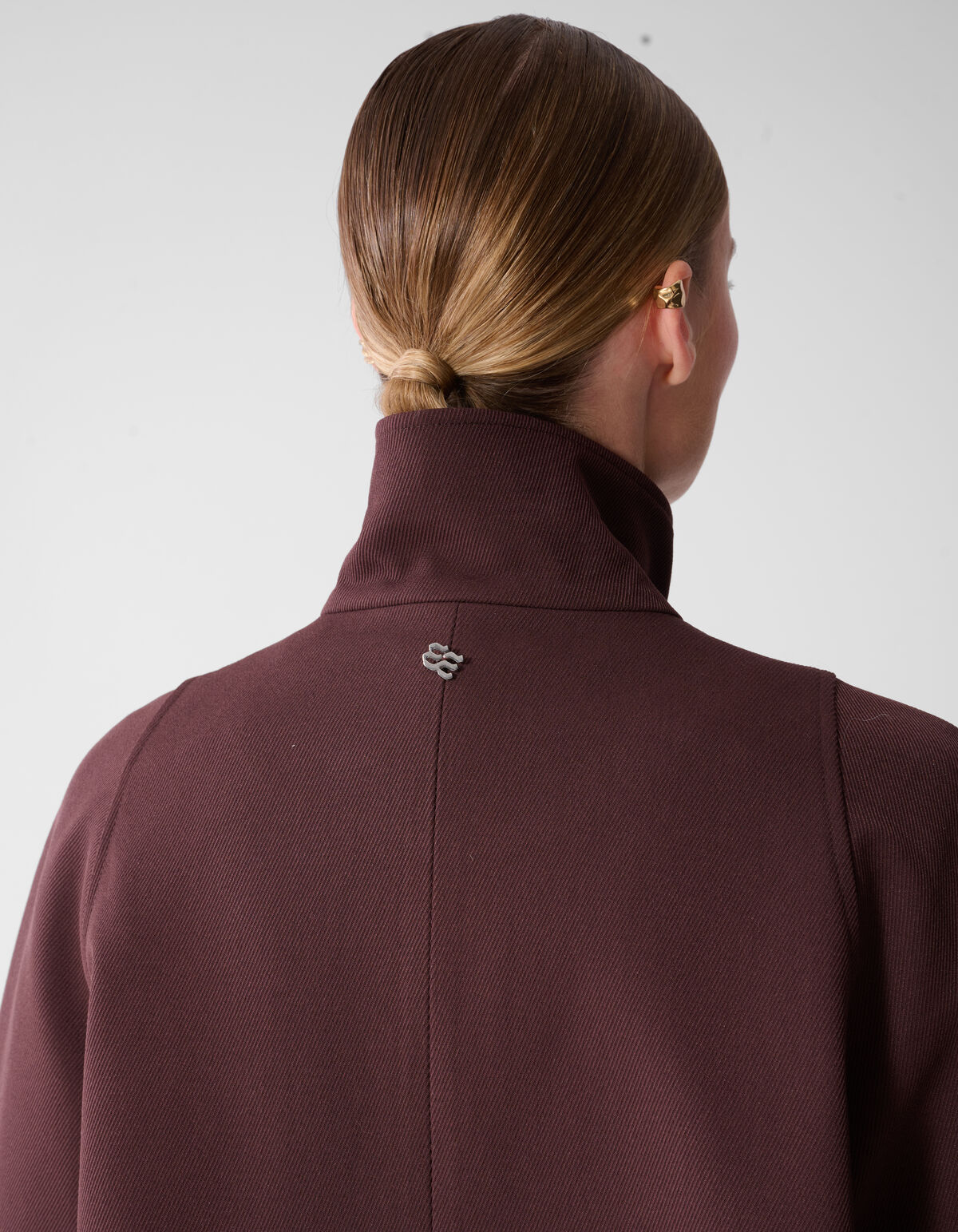 Gewebte Cape Dunkelrot By Mieke SHOEBY WOMEN