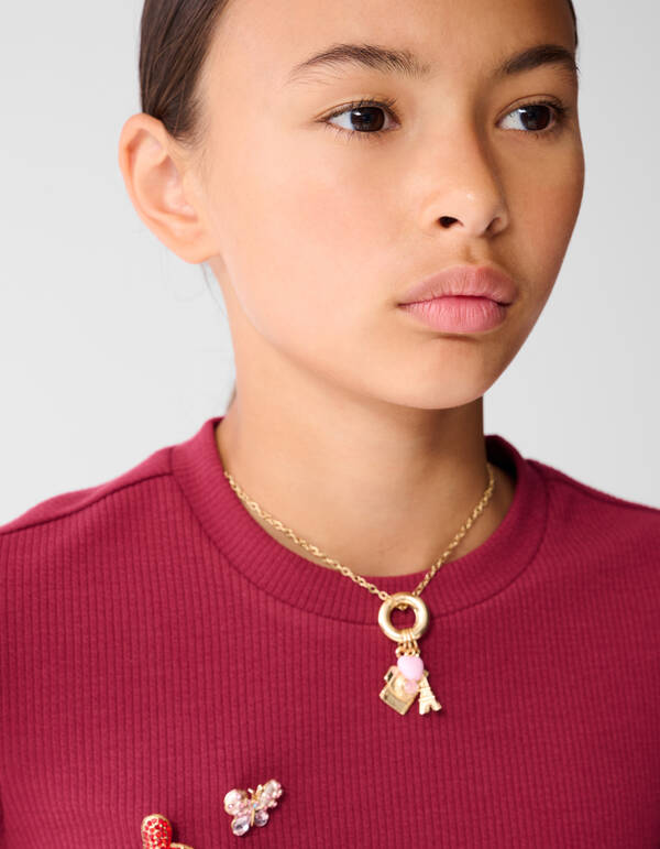 Puff Top Dunkelrot SHOEBY GIRLS