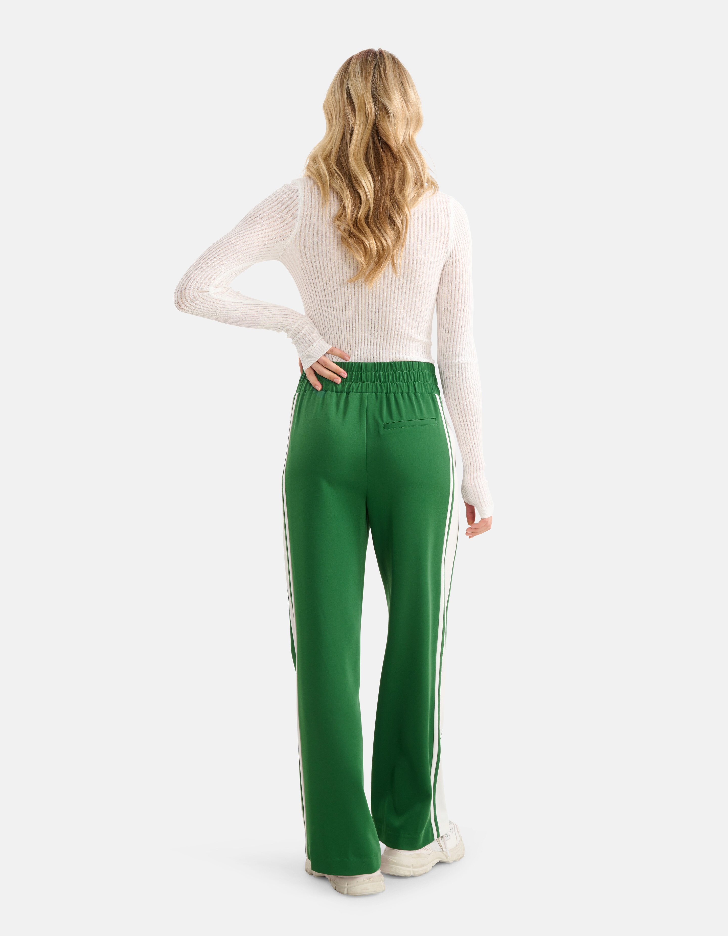 Sporty Broek Groen By Monica SHOEBY WOMEN