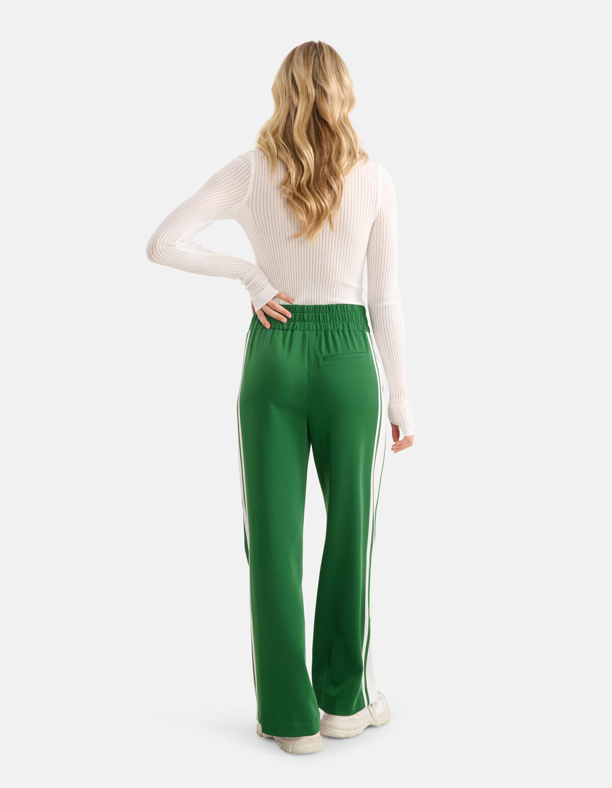 Sporty Broek Groen By Monica SHOEBY WOMEN