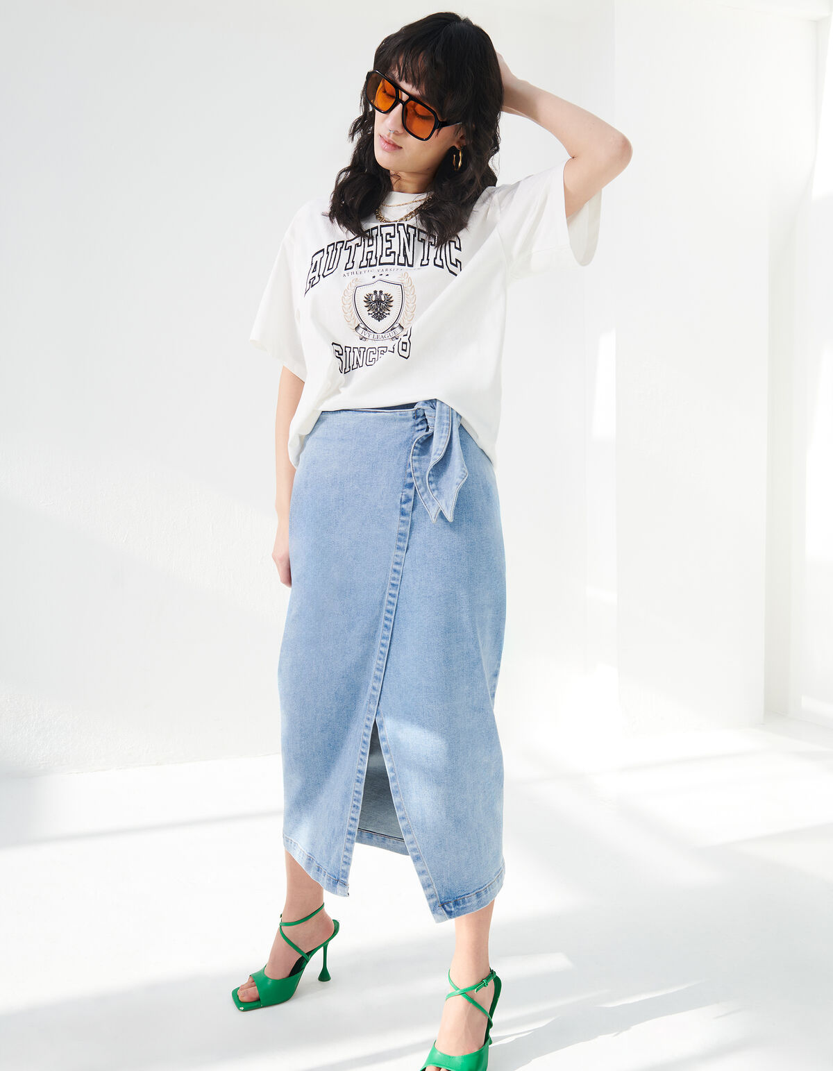 Artwork T-shirt Wei&szlig; SHOEBY WOMEN